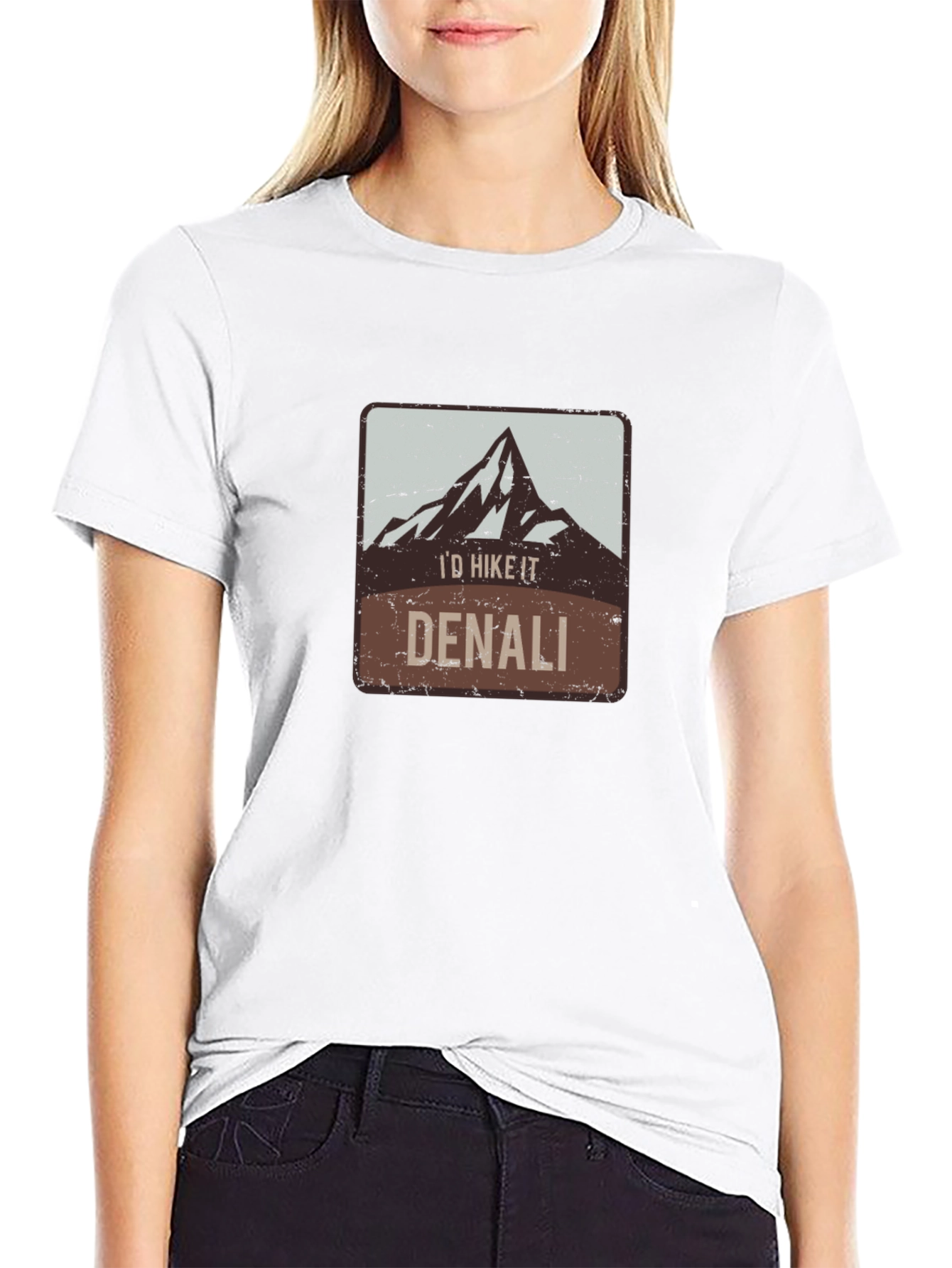 Id Hike It Denali Black Graphic Tee