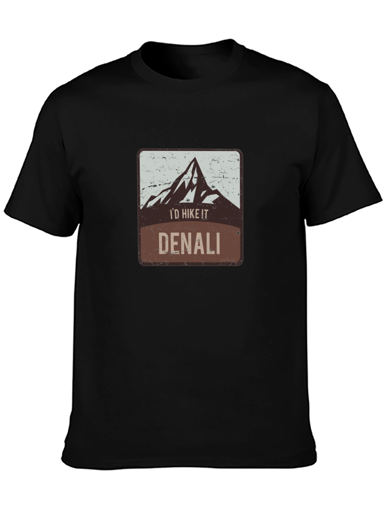 Id Hike It Denali Black Graphic Tee