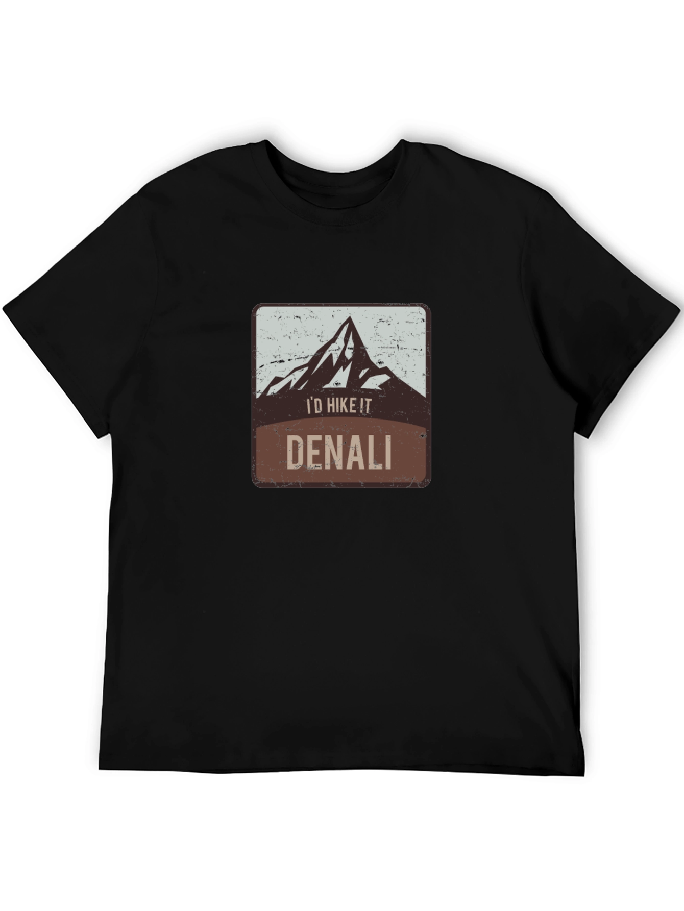 Id Hike It Denali Black Graphic Tee