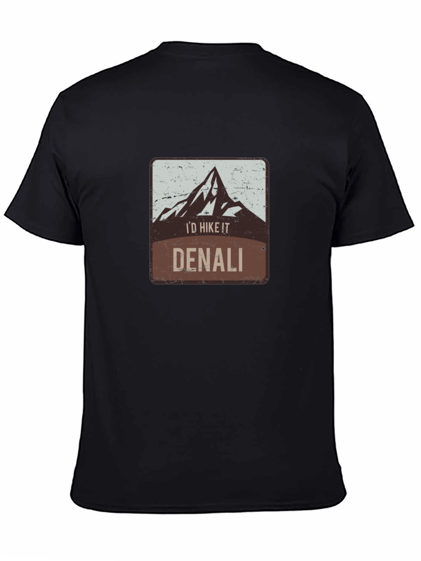 Id Hike It Denali Black Graphic Tee