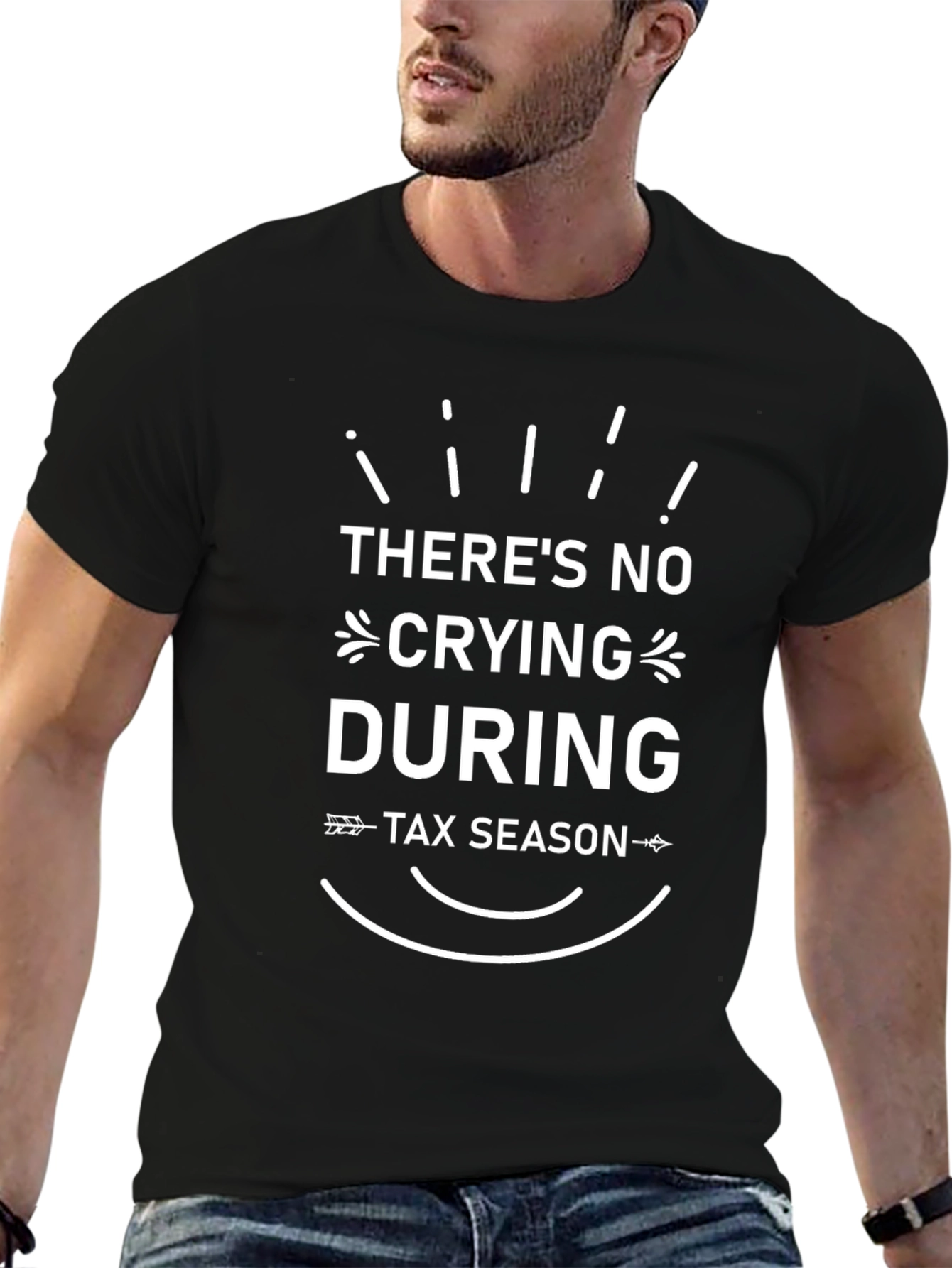 Funny Tax Season T-Shirt: No Crying!