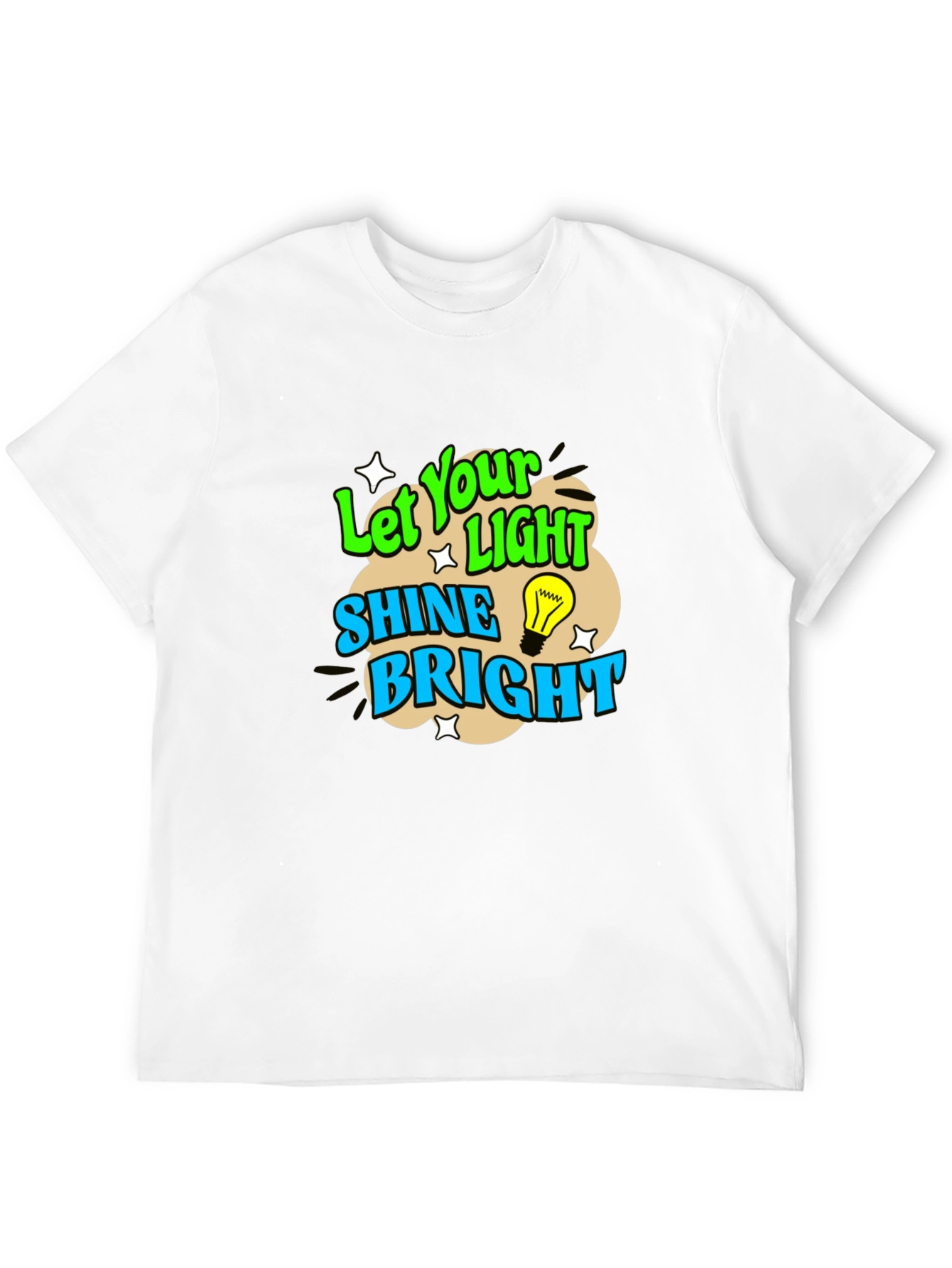 Let Your Light Shine Bright Graphic T-Shirt