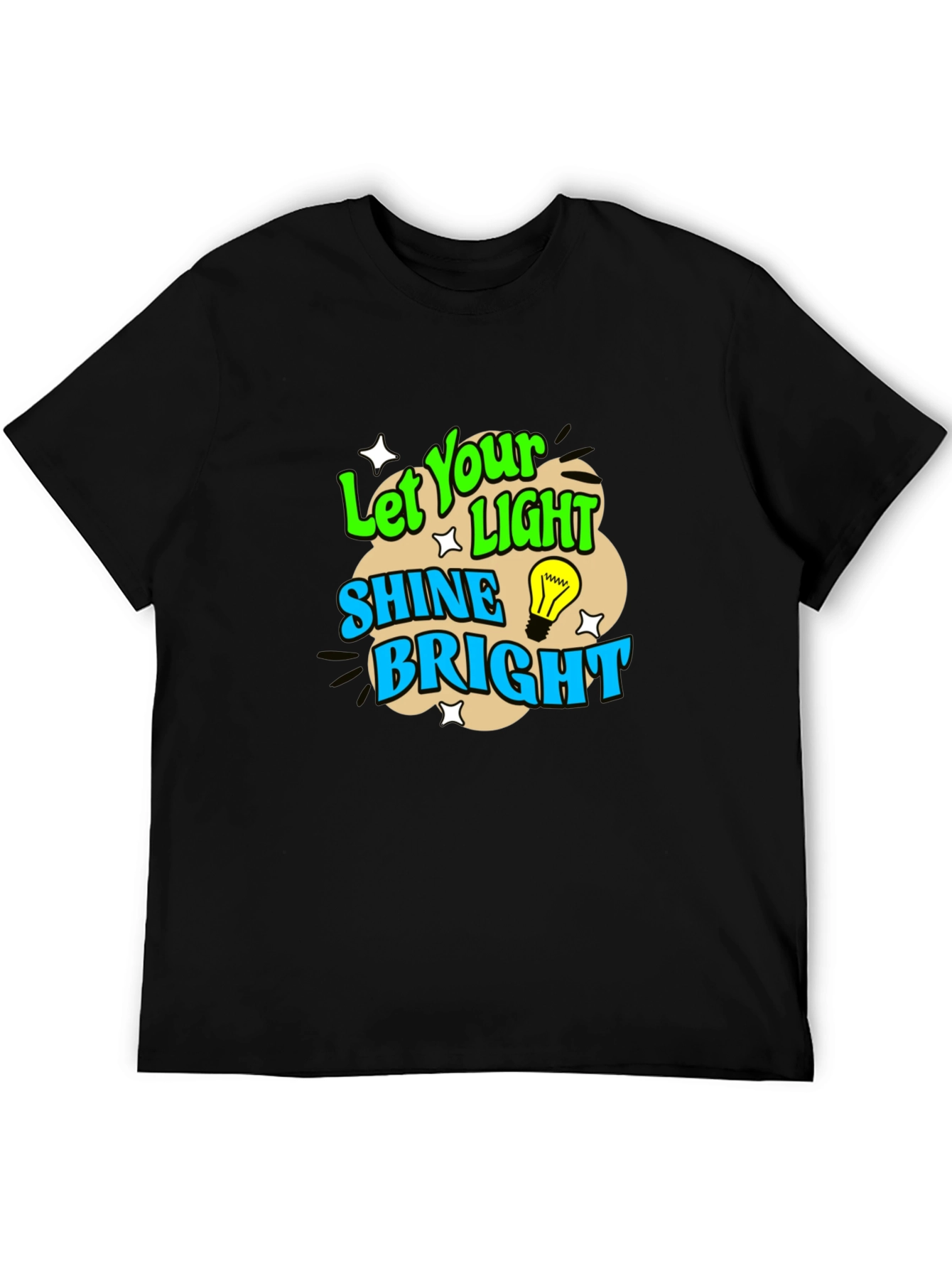 Let Your Light Shine Bright Graphic T-Shirt