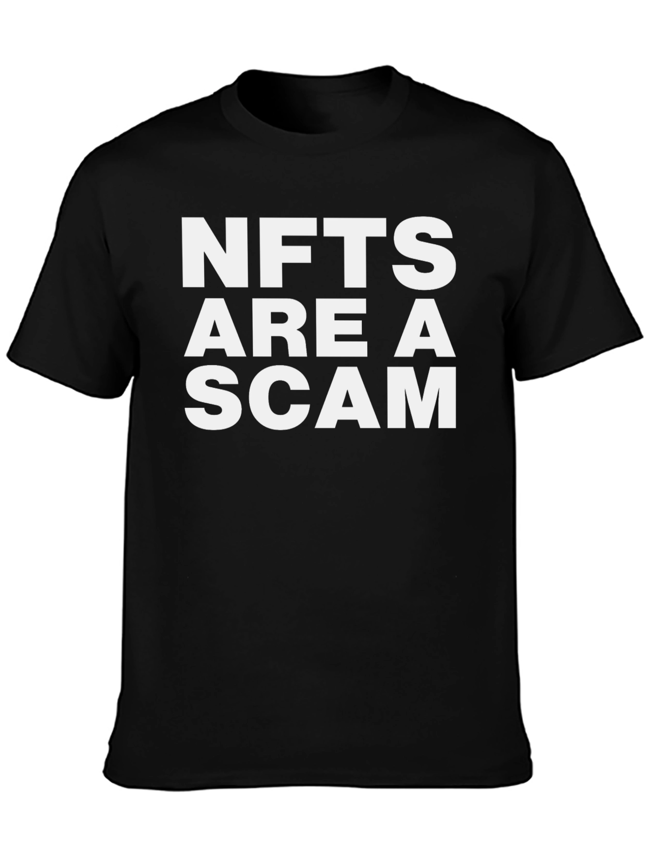 NFTs Are a Scam Graphic Tee - Anti-NFT T-Shirt