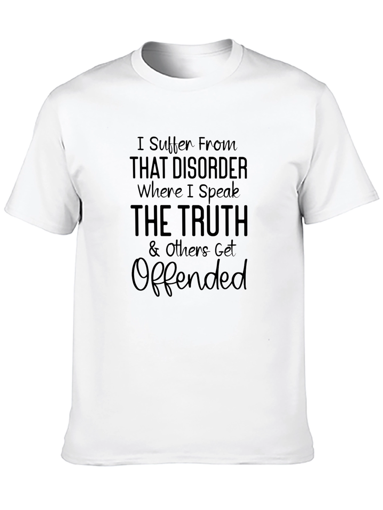Truth Speaker Black T-Shirt - Offensive Humor