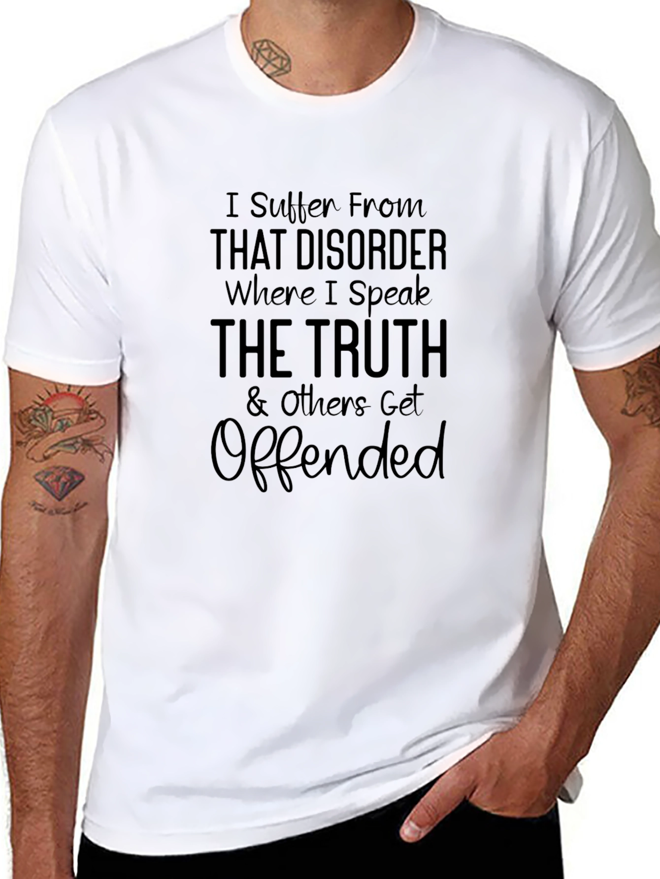 Truth Speaker Black T-Shirt - Offensive Humor