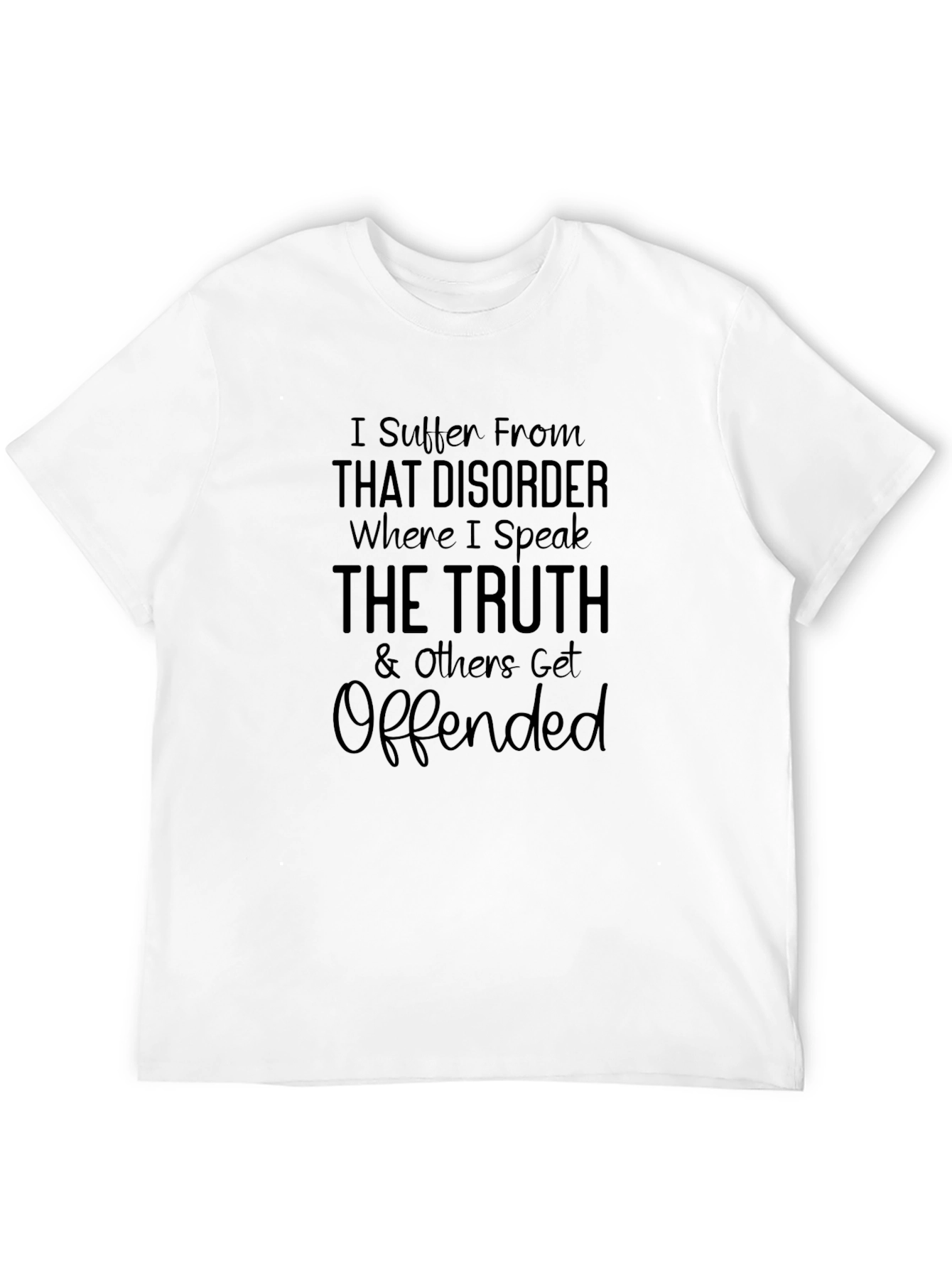 Truth Speaker Black T-Shirt - Offensive Humor