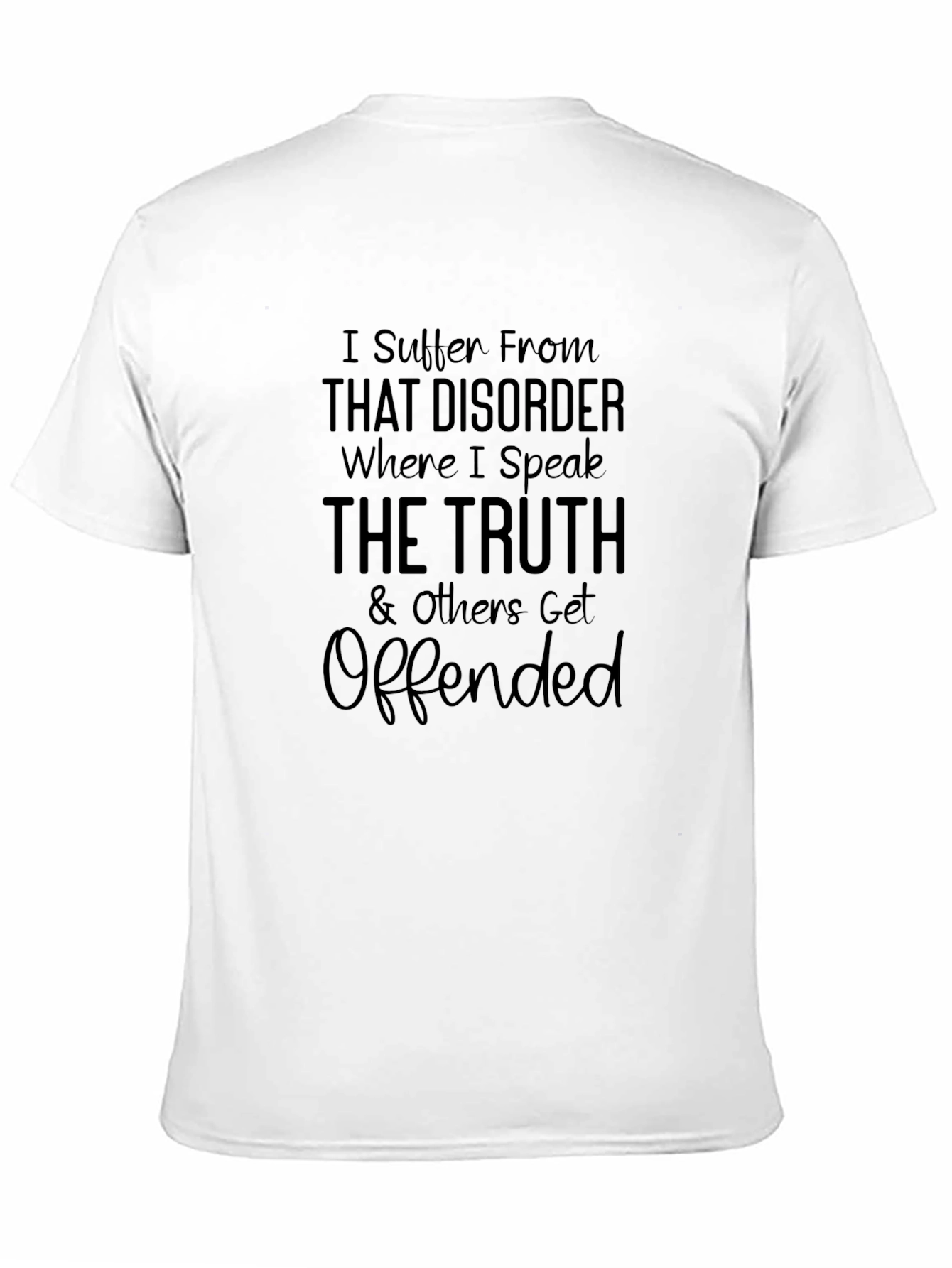 Truth Speaker Black T-Shirt - Offensive Humor