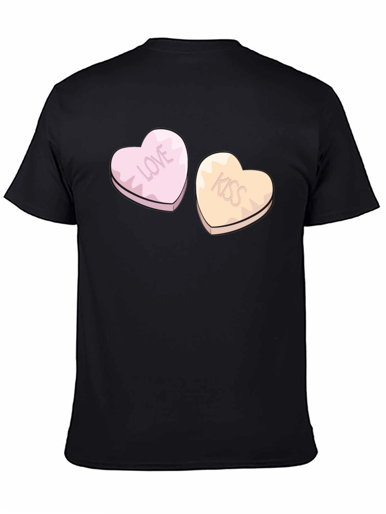 Love & Kiss Heart Candy Graphic Tee