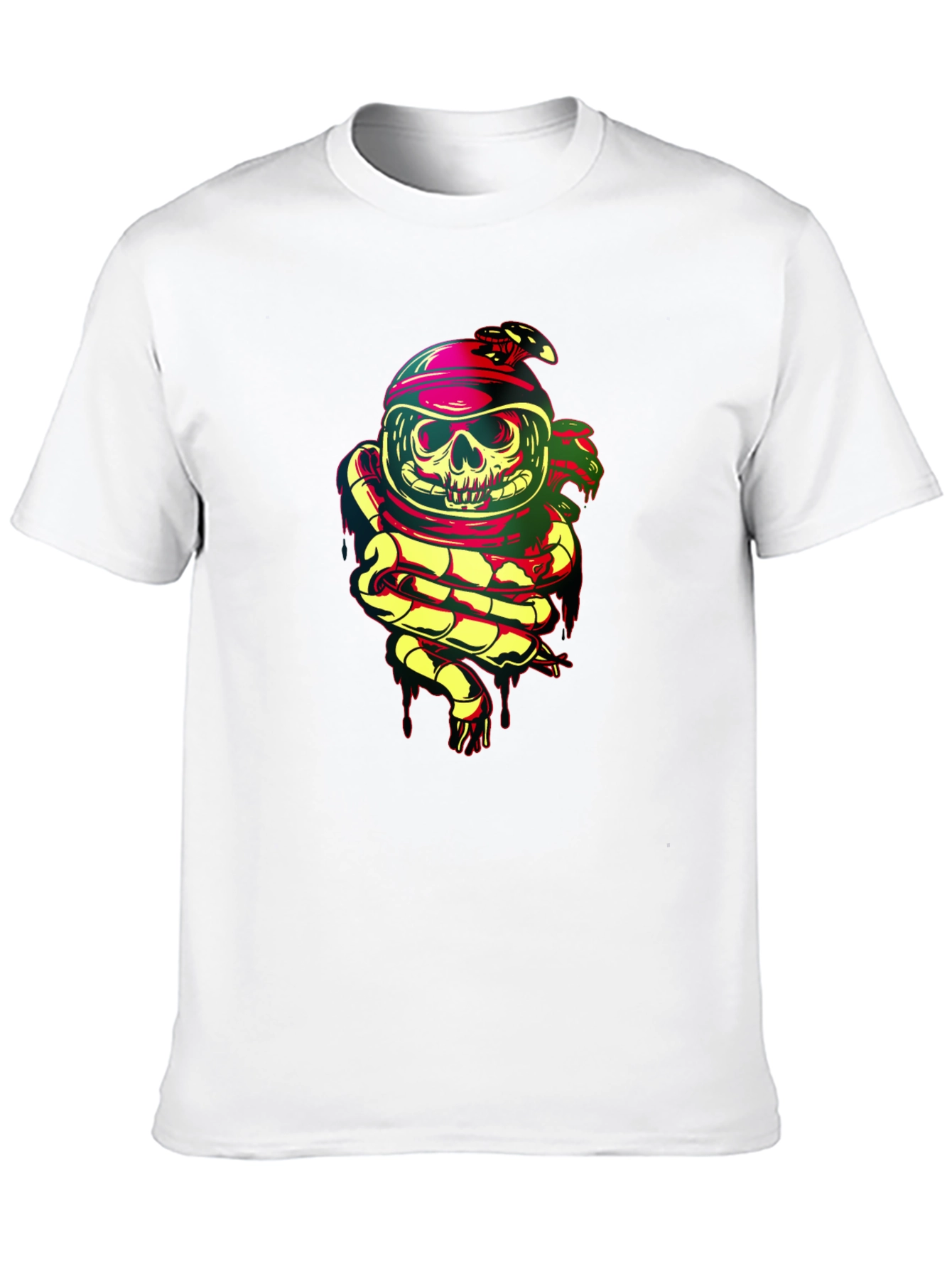 Skull Astronaut Snake T-Shirt