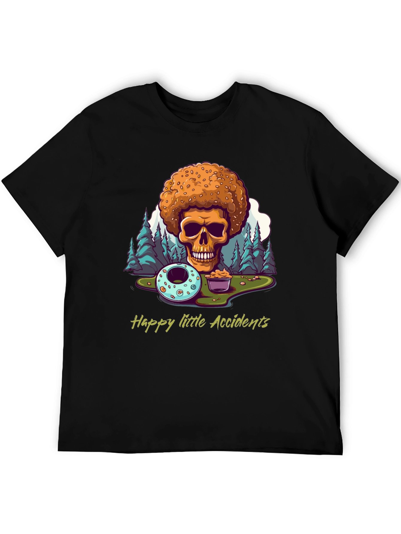 Happy Accidents T-Shirt: Donut Skull