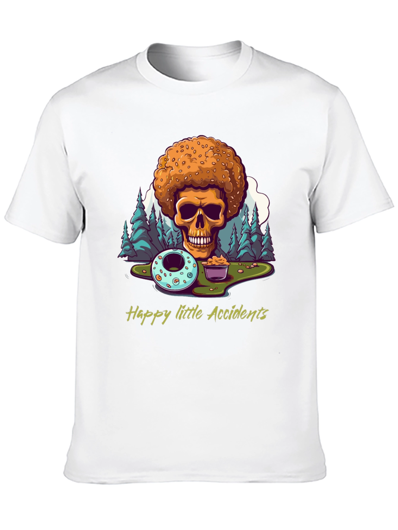Happy Accidents T-Shirt: Donut Skull