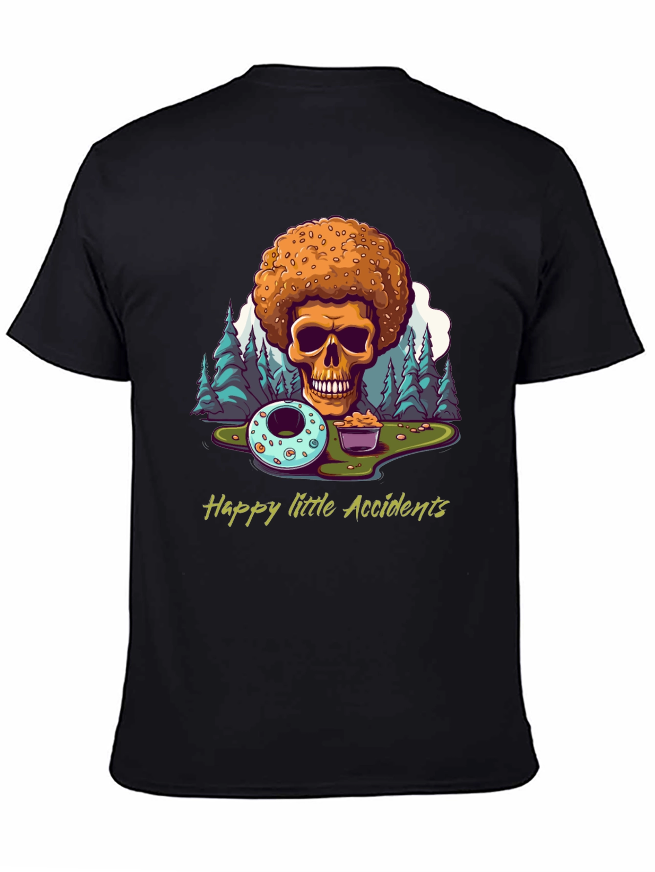 Happy Accidents T-Shirt: Donut Skull