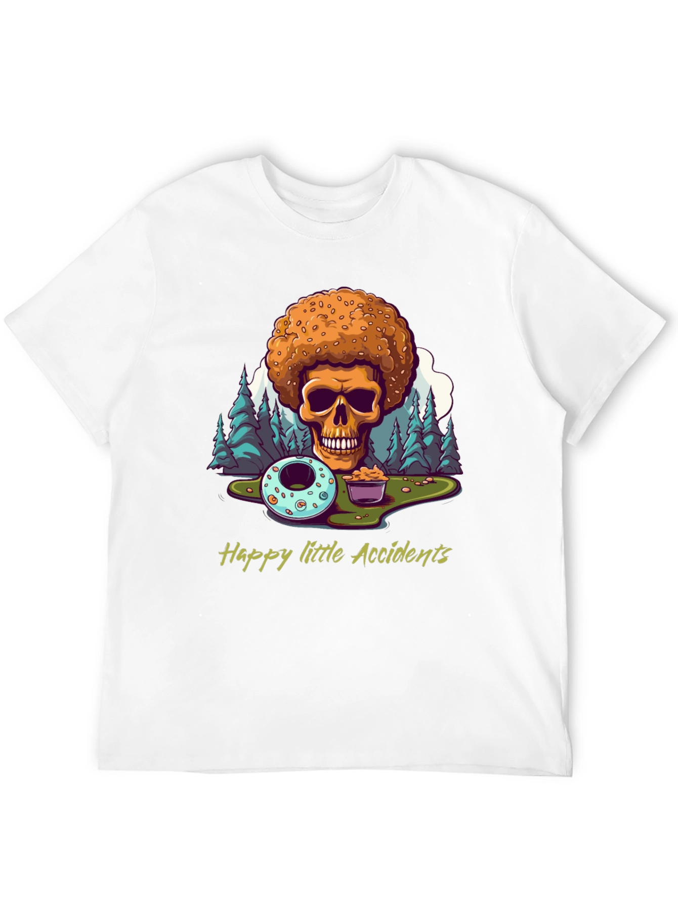 Happy Accidents T-Shirt: Donut Skull