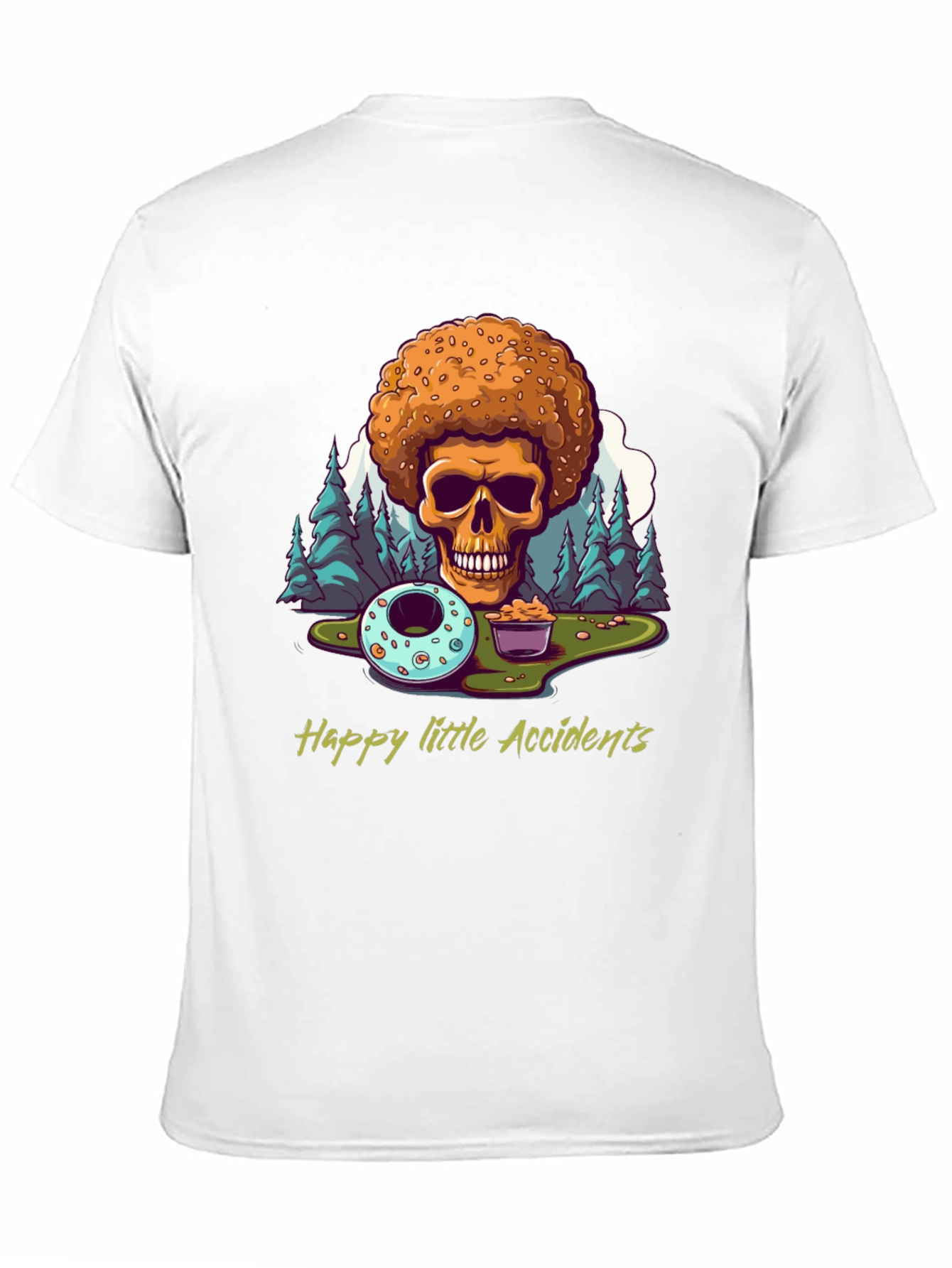 Happy Accidents T-Shirt: Donut Skull