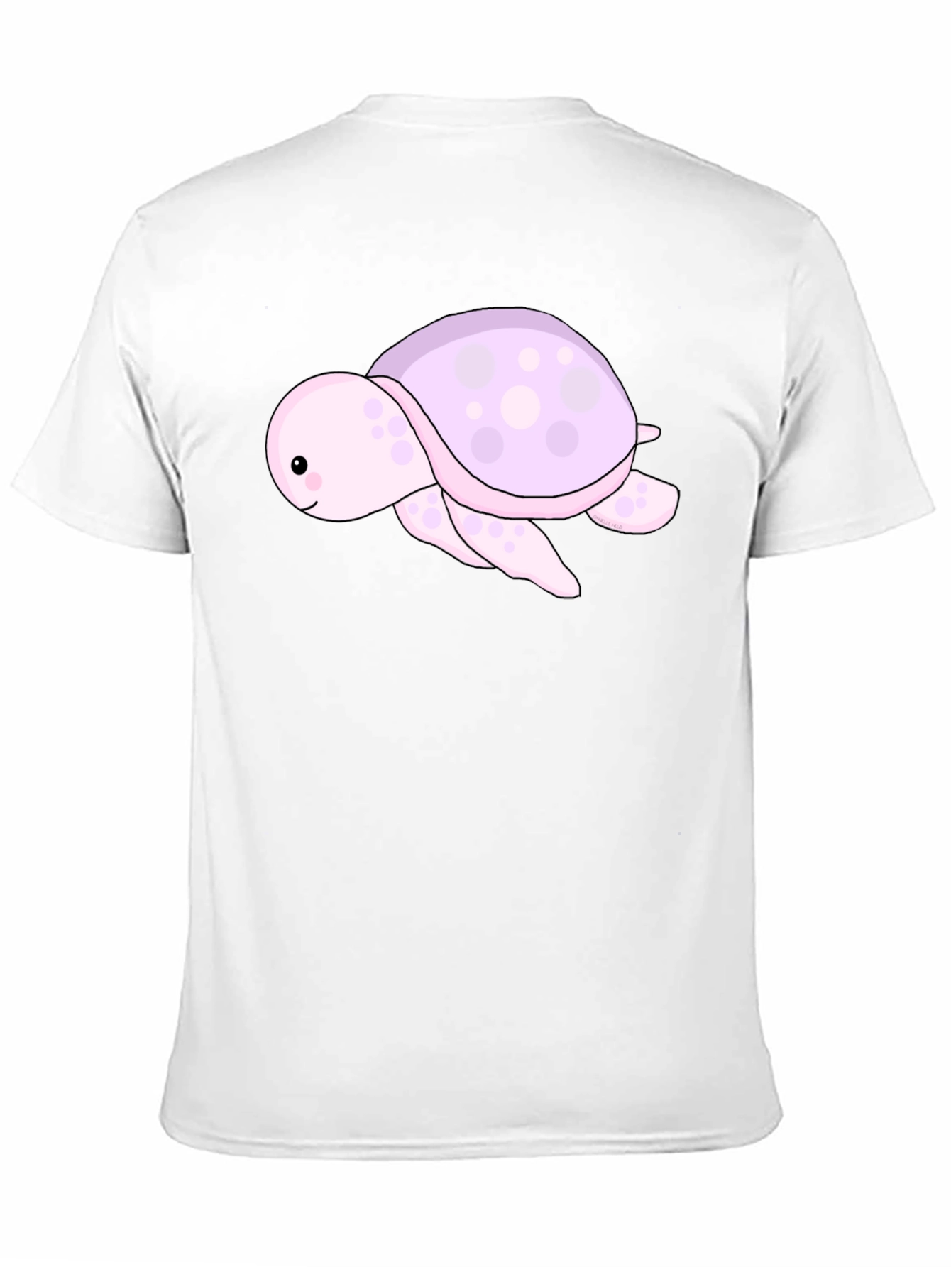 Cute Turtle Graphic Tee - Black Unisex T-Shirt