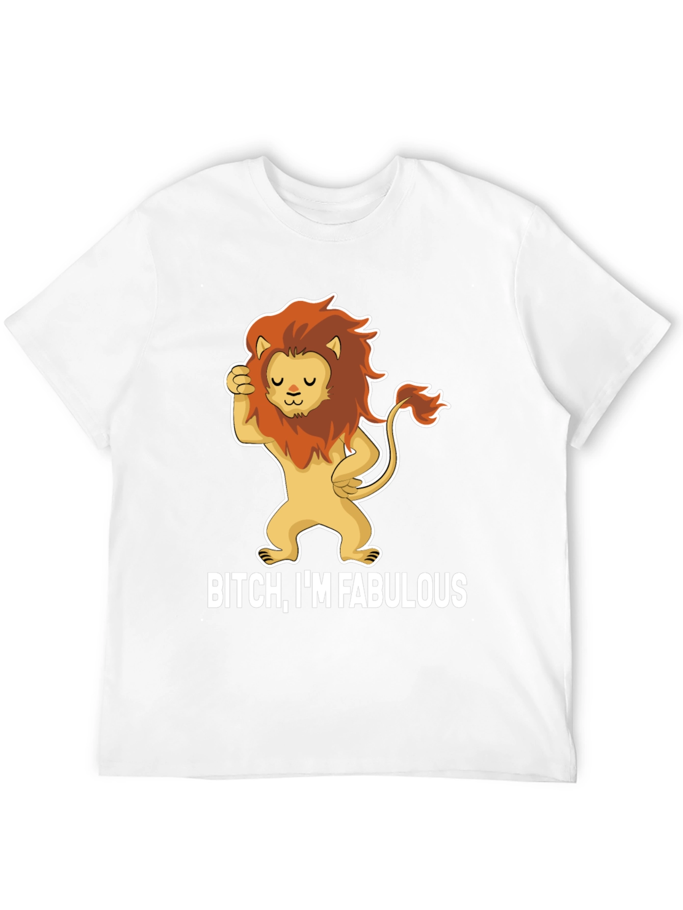 Fabulous Lion Graphic T-Shirt
