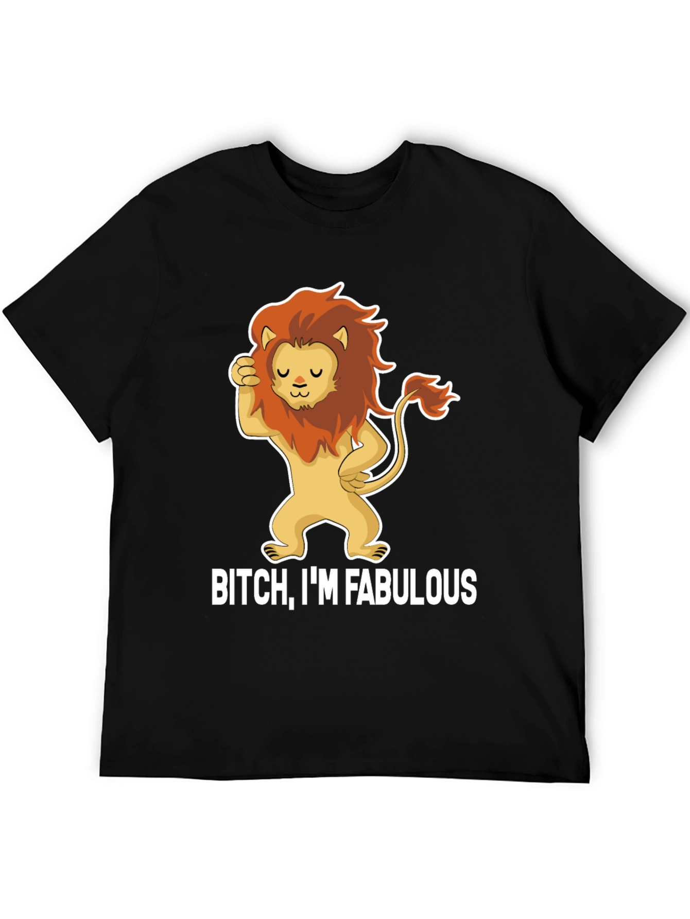 Fabulous Lion Graphic T-Shirt