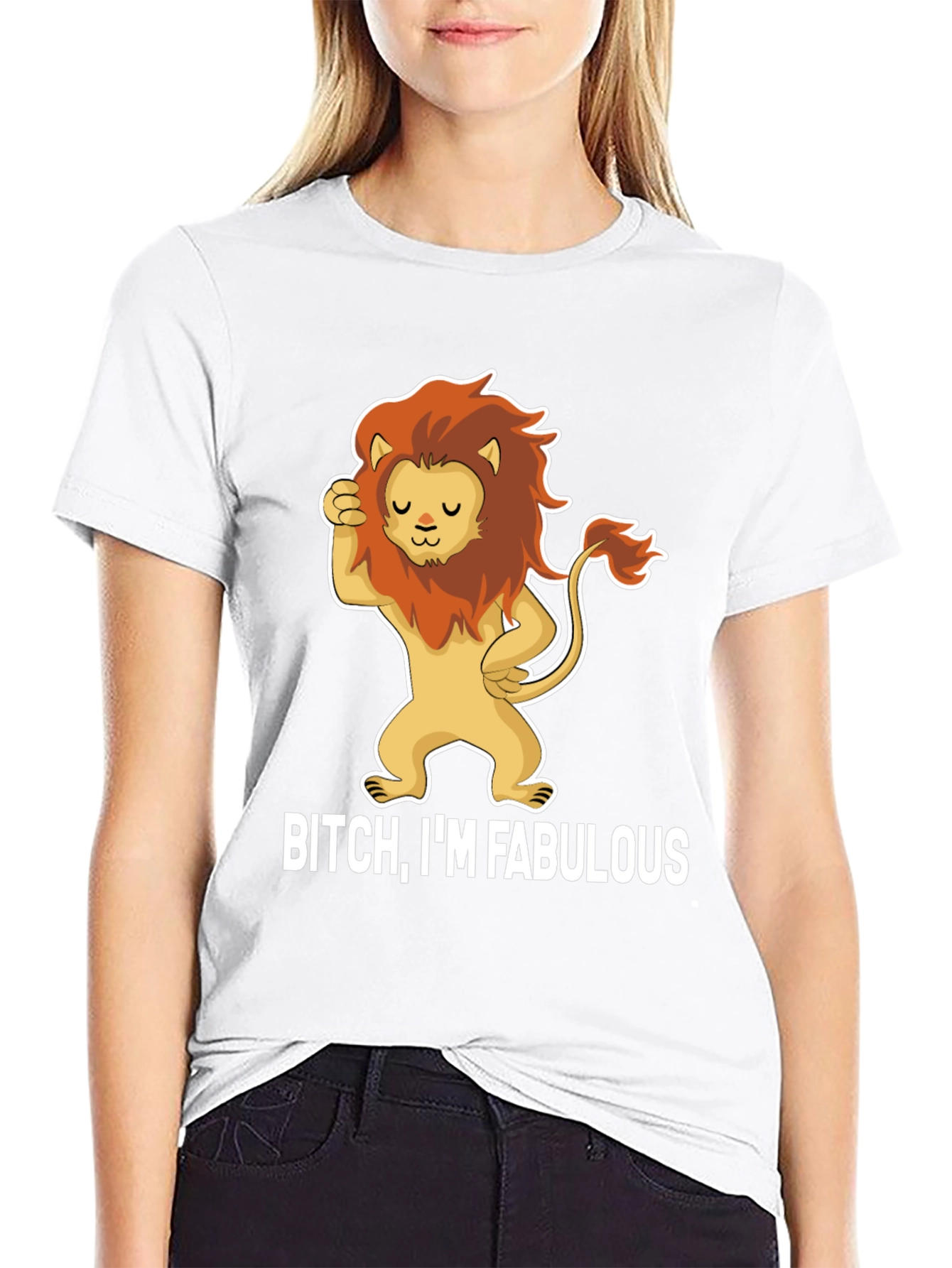 Fabulous Lion Graphic T-Shirt