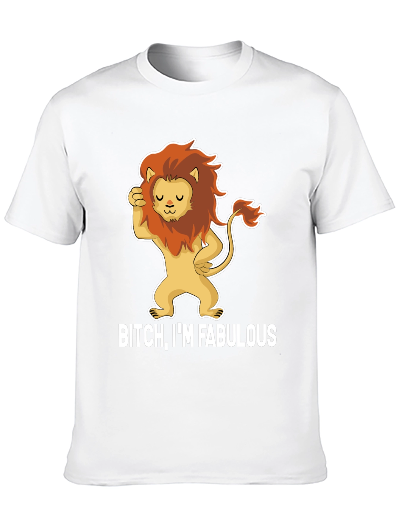 Fabulous Lion Graphic T-Shirt