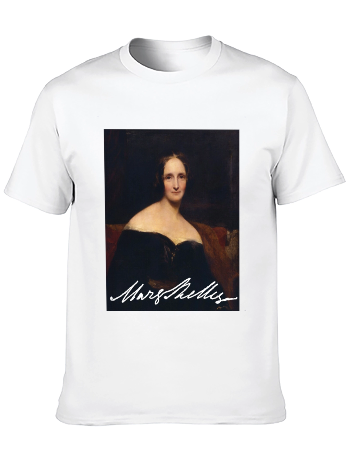 Mary Shelley Portrait Graphic Tee - Literary Fashion
