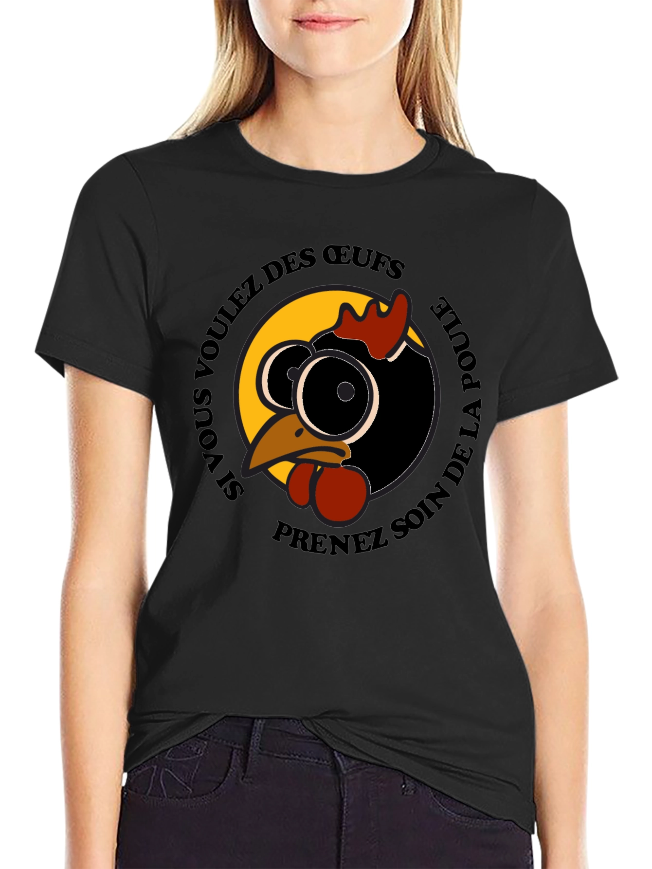 Funny French Chicken T-Shirt