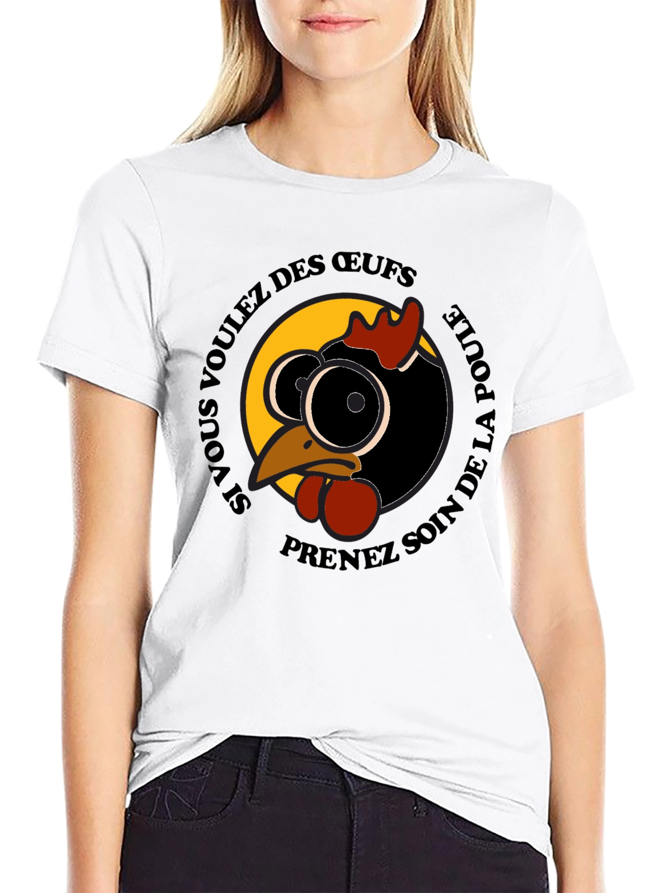 Funny French Chicken T-Shirt