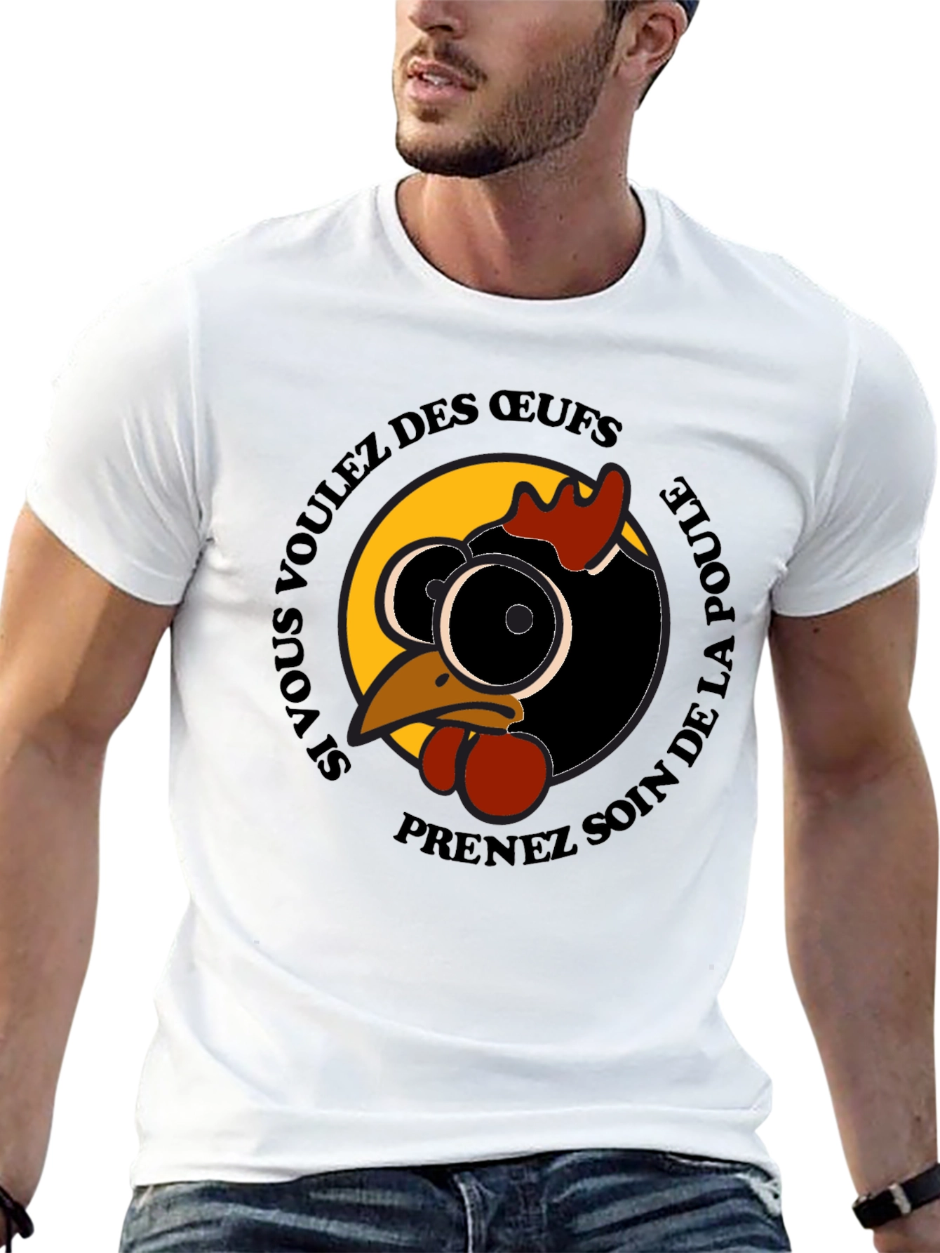 Funny French Chicken T-Shirt
