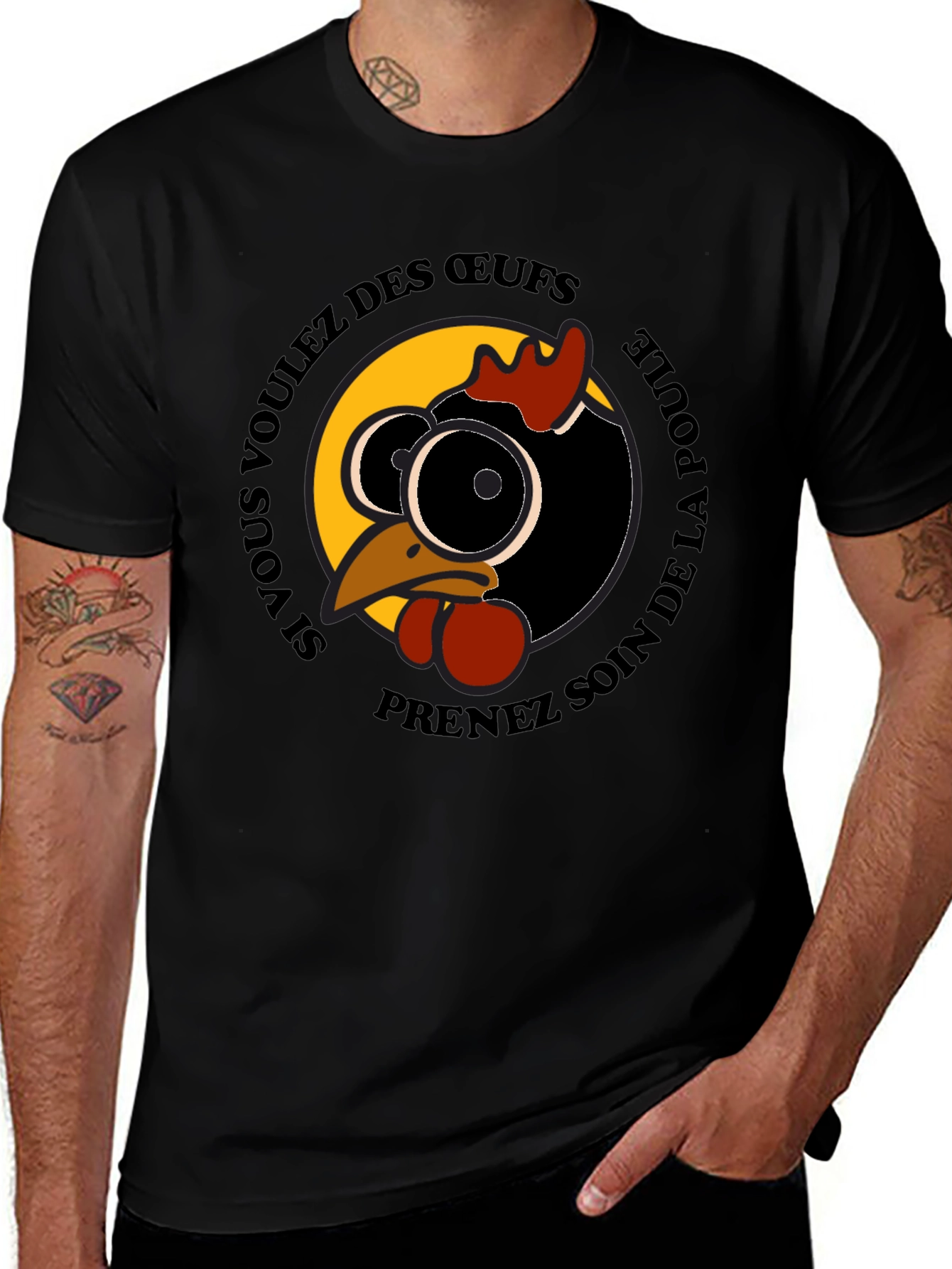 Funny French Chicken T-Shirt