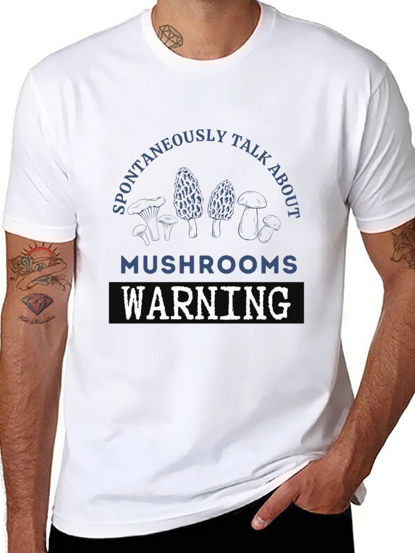 Mushroom Lovers Warning T-Shirt
