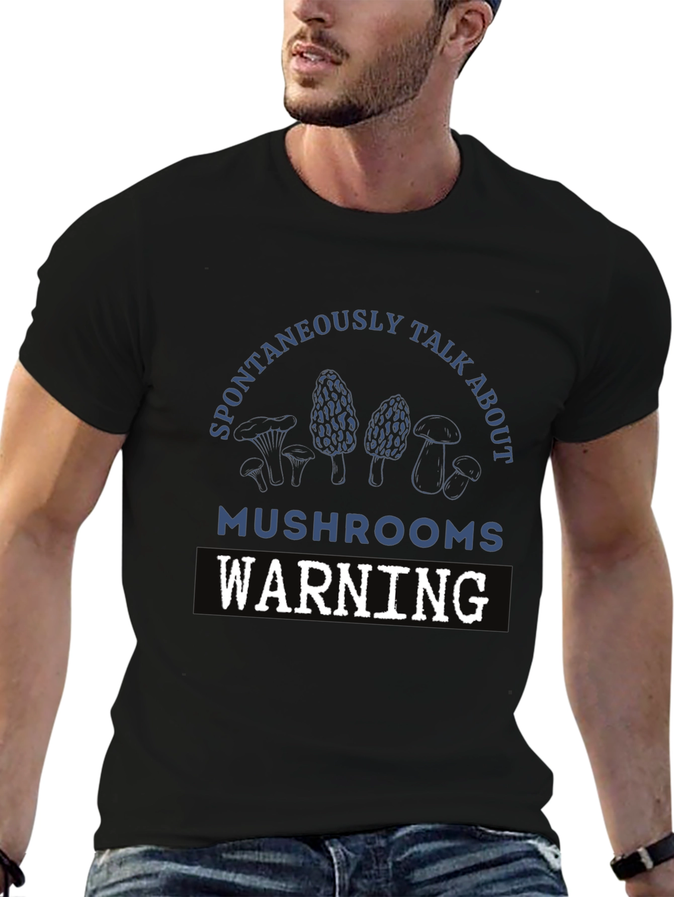 Mushroom Lovers Warning T-Shirt