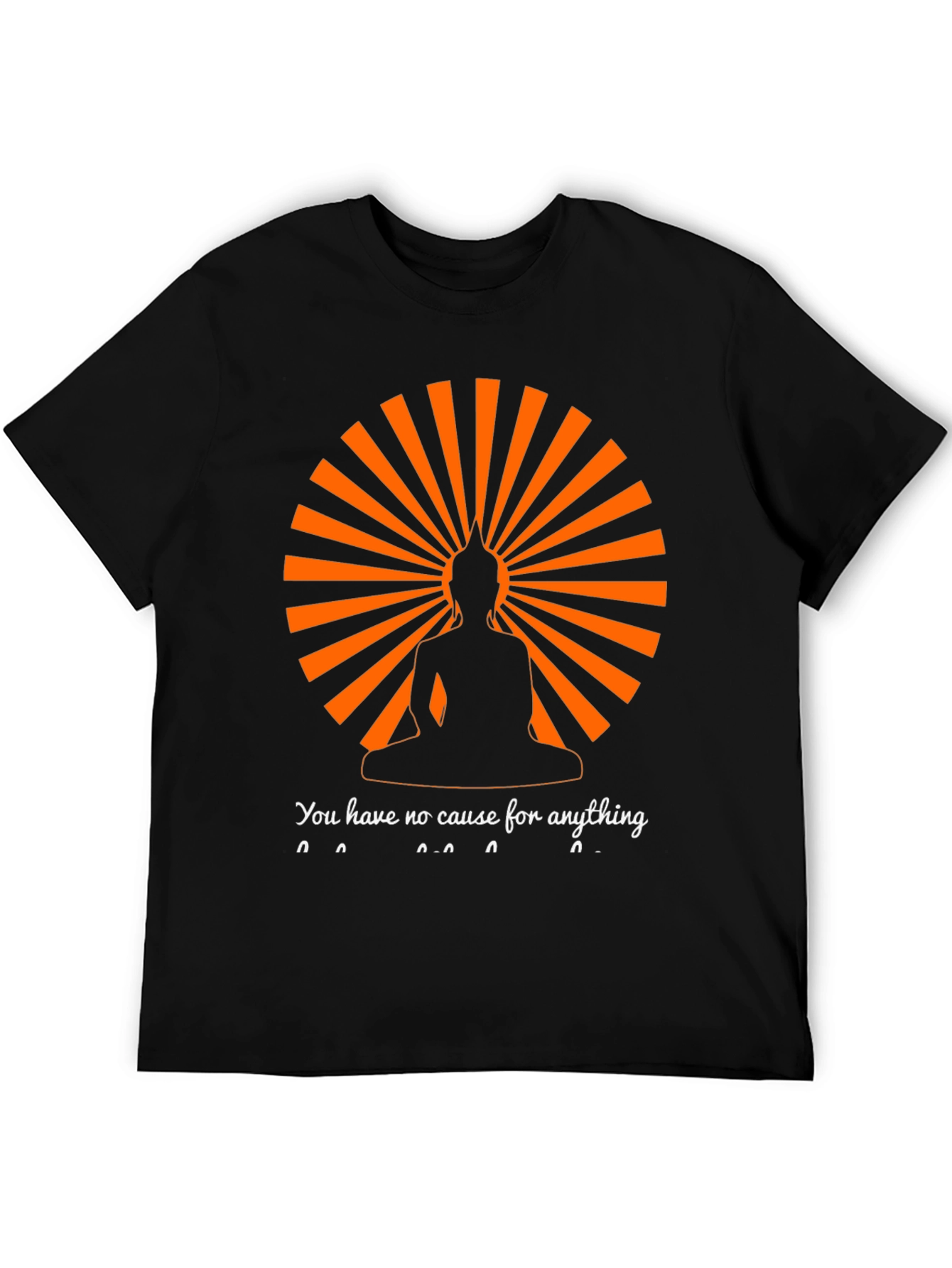 Buddha Silhouette T-Shirt - Spiritual Zen Design