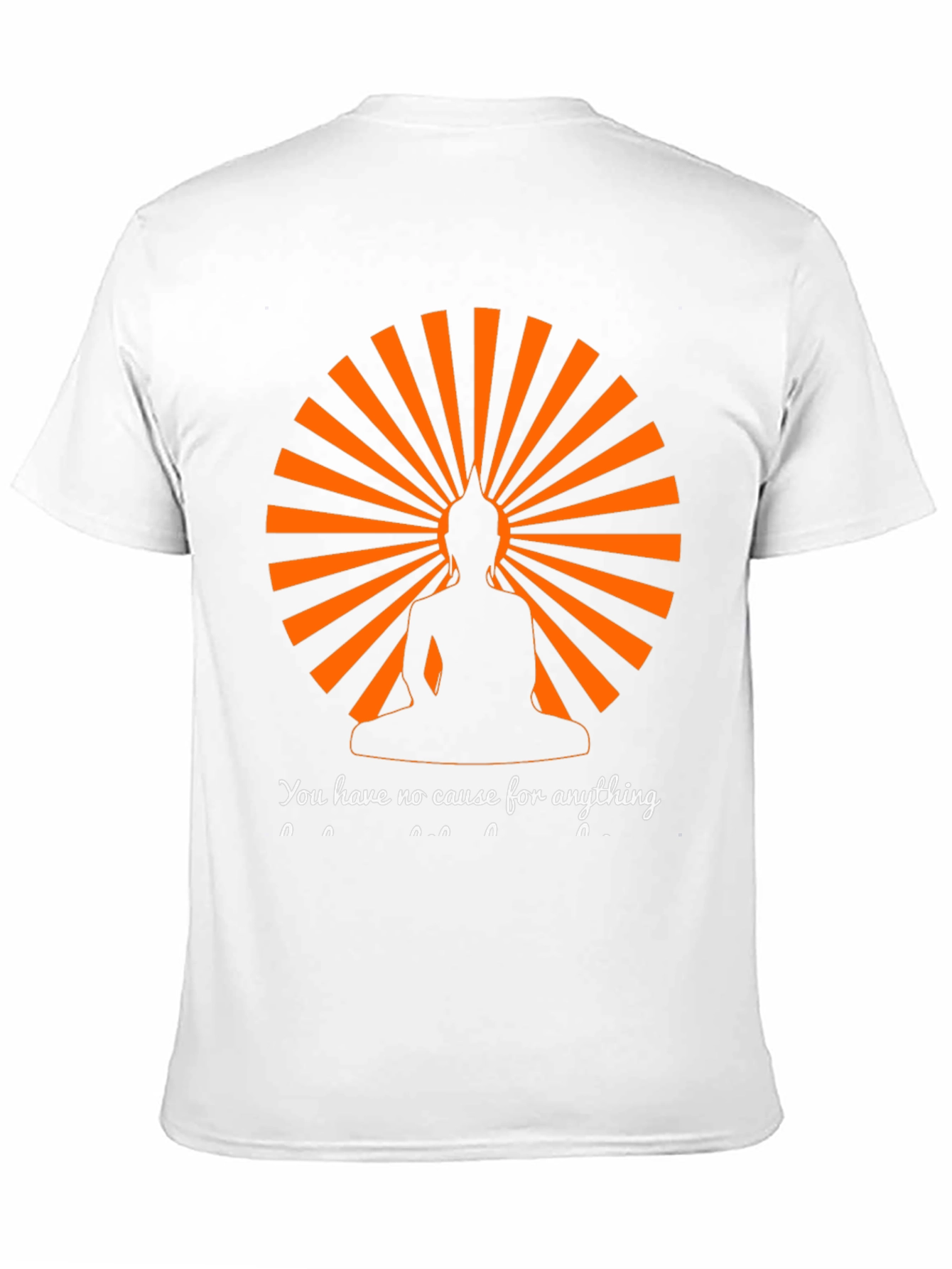 Buddha Silhouette T-Shirt - Spiritual Zen Design