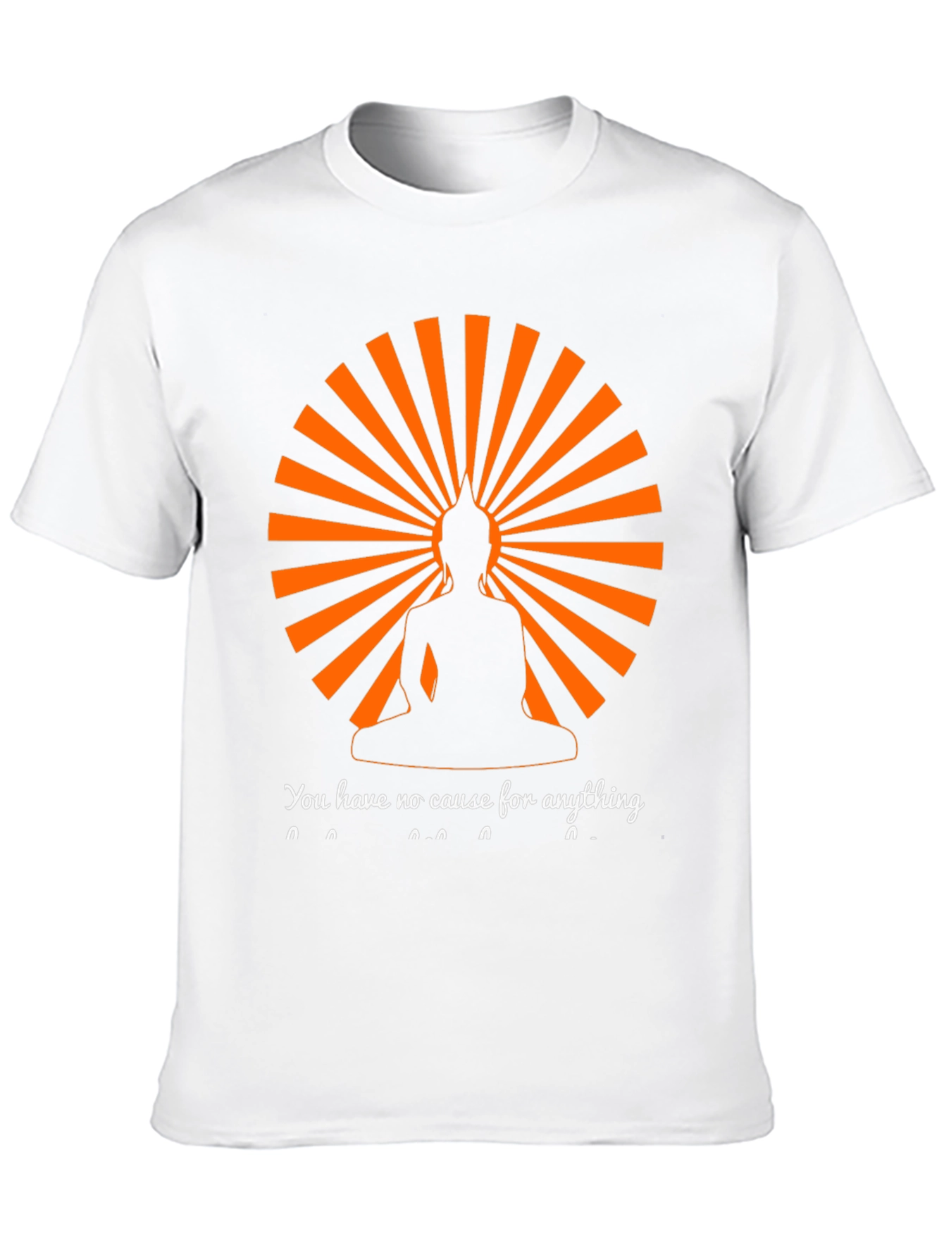 Buddha Silhouette T-Shirt - Spiritual Zen Design