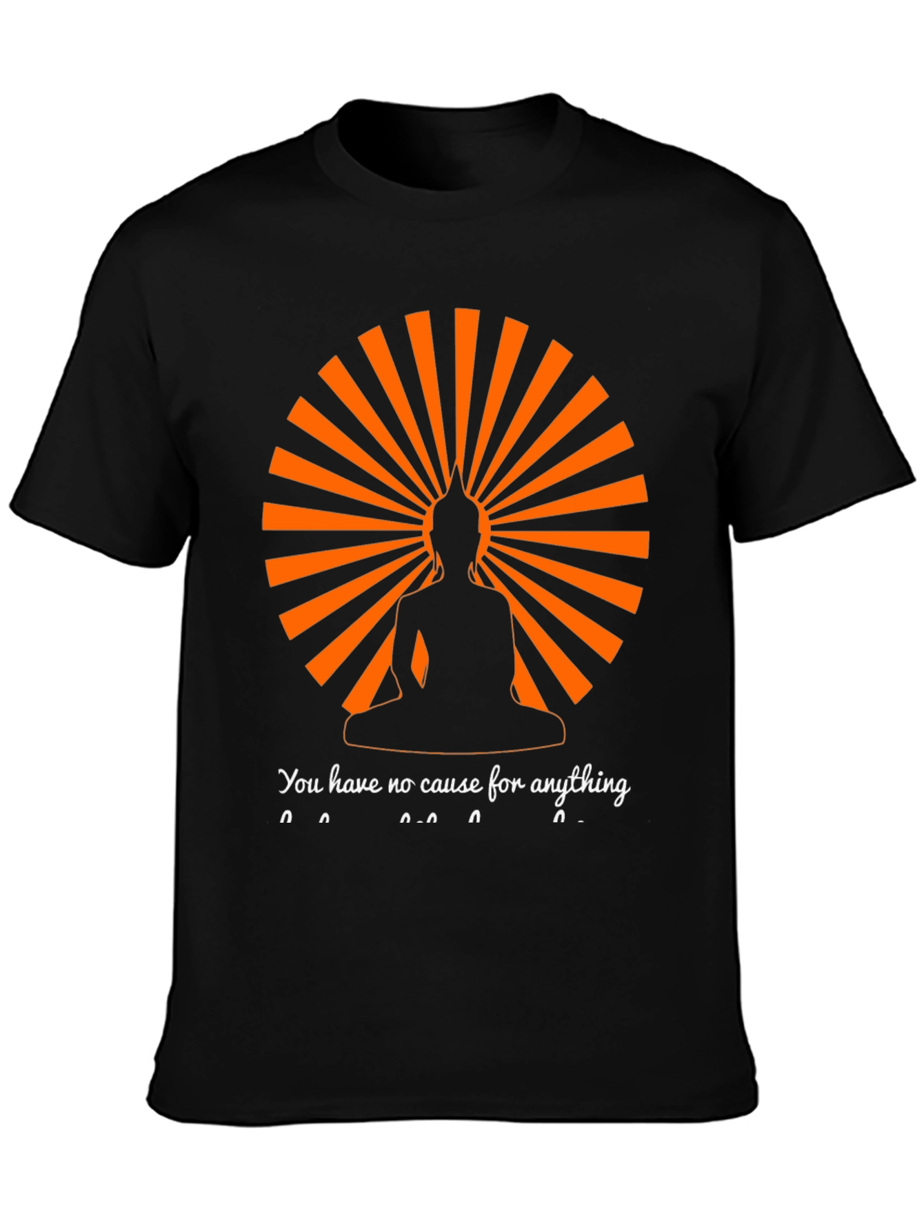 Buddha Silhouette T-Shirt - Spiritual Zen Design