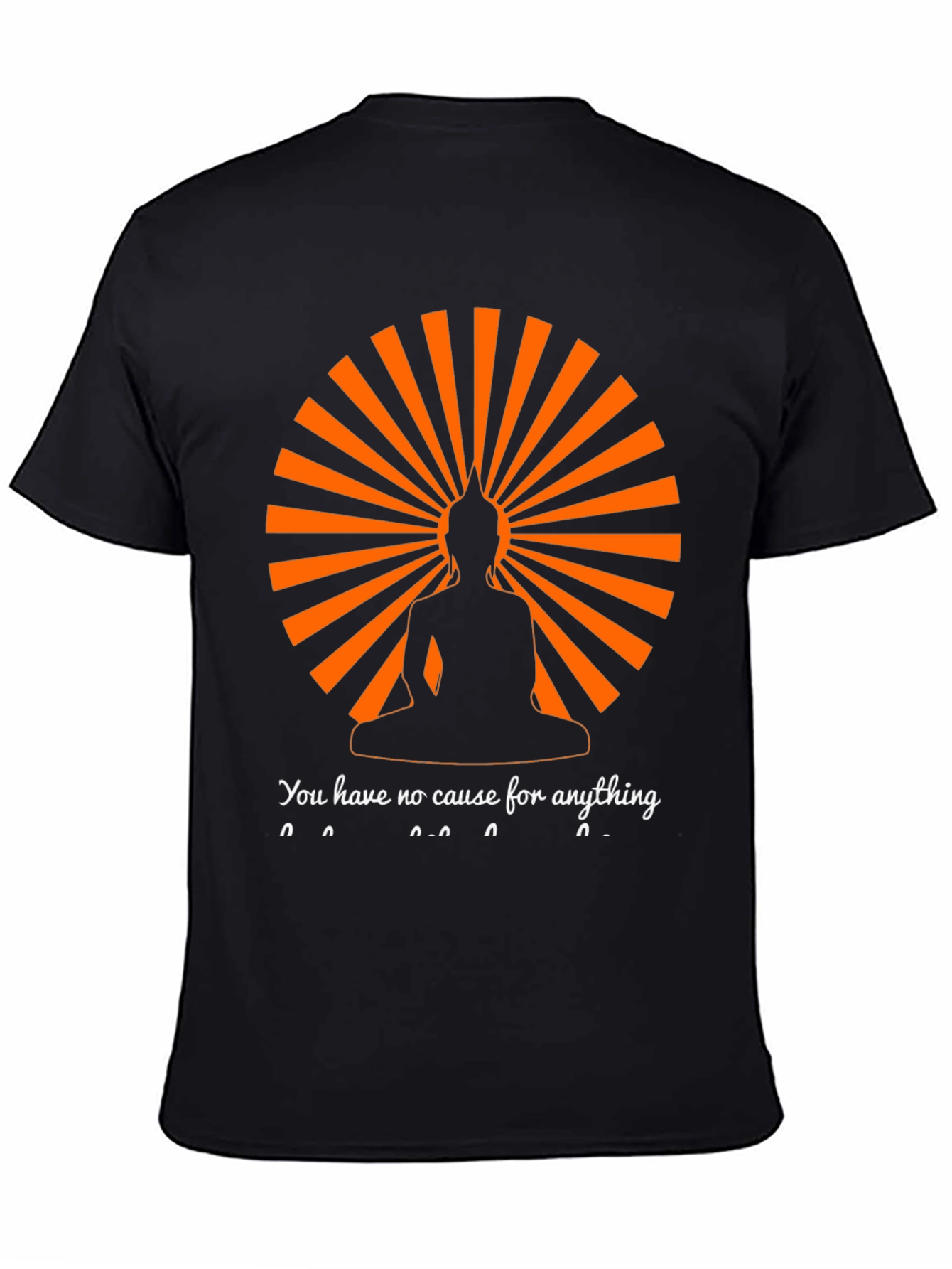 Buddha Silhouette T-Shirt - Spiritual Zen Design