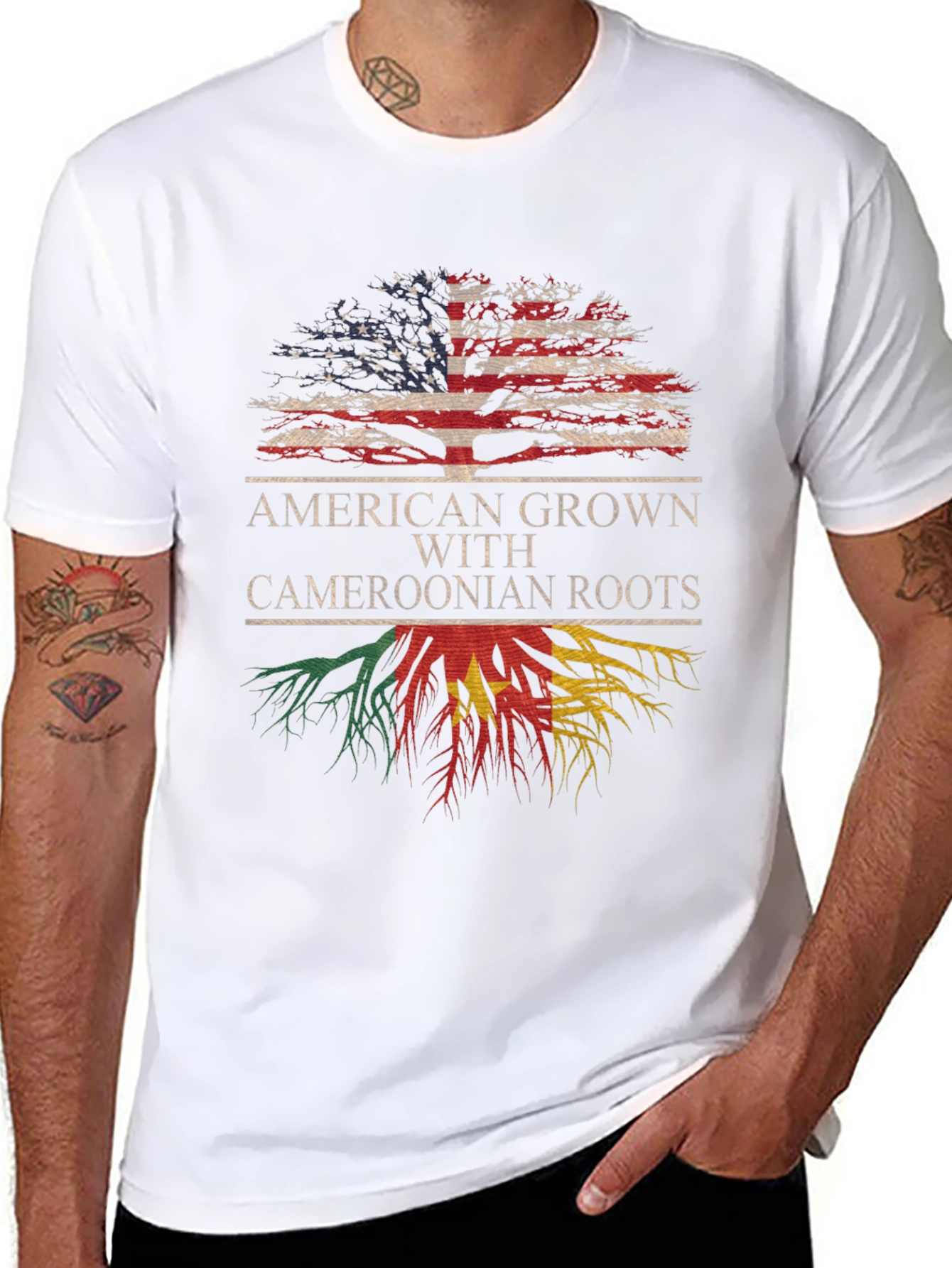 American Grown with Cameroonian Roots T-Shirt
