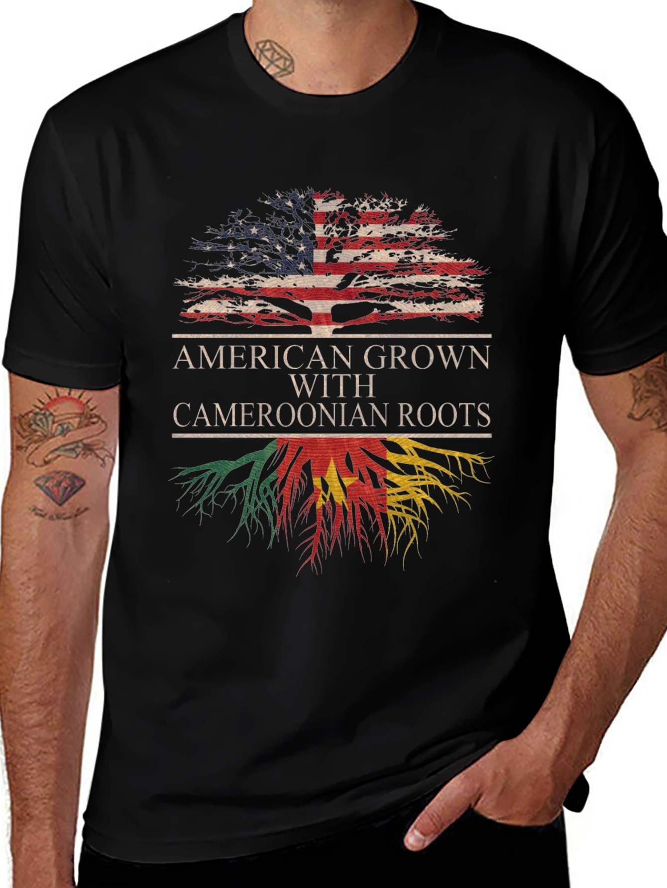 American Grown with Cameroonian Roots T-Shirt