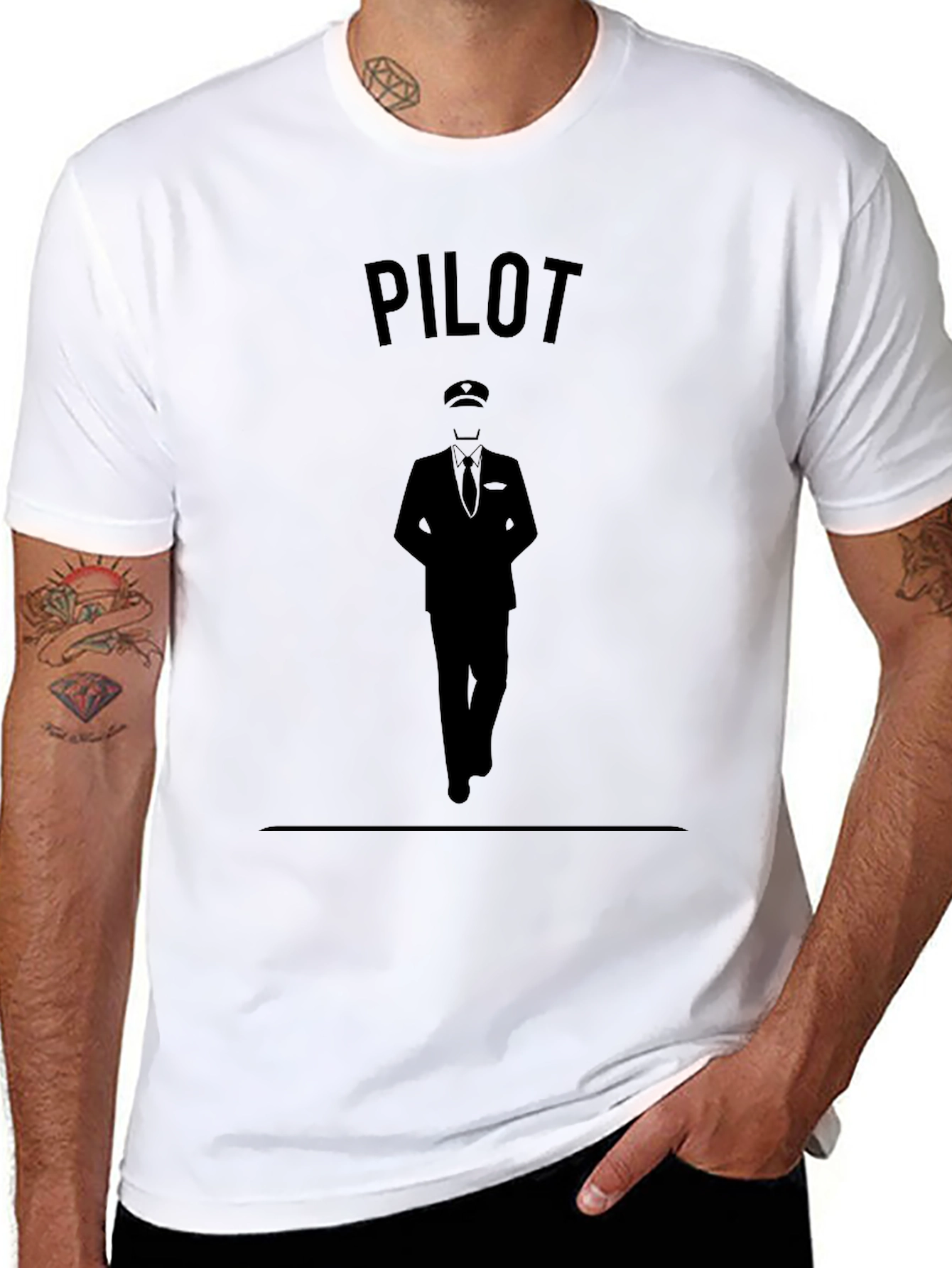 Pilot Graphic Tee - Aviation Inspired T-Shirt