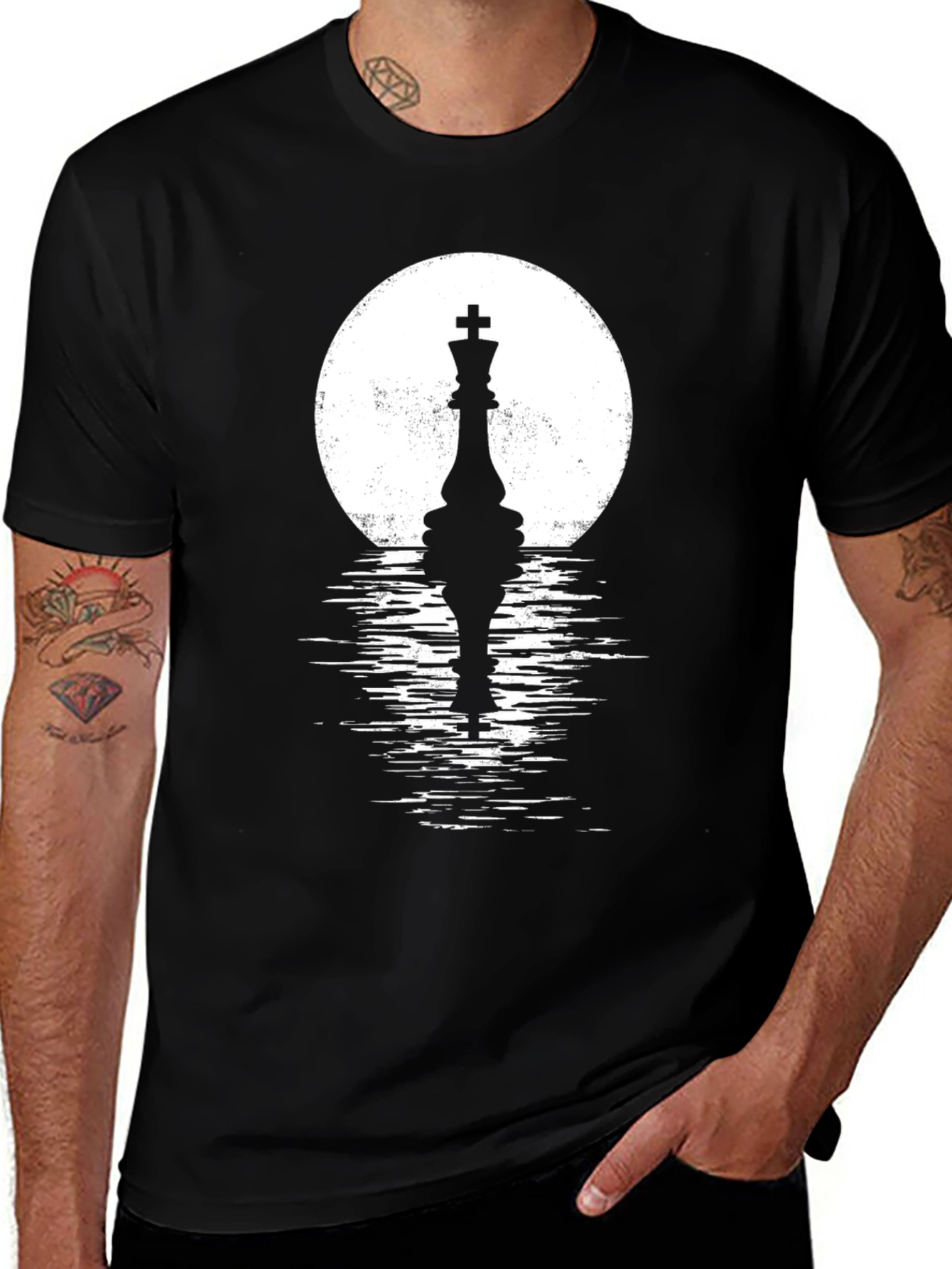 Chess King Moon T-Shirt