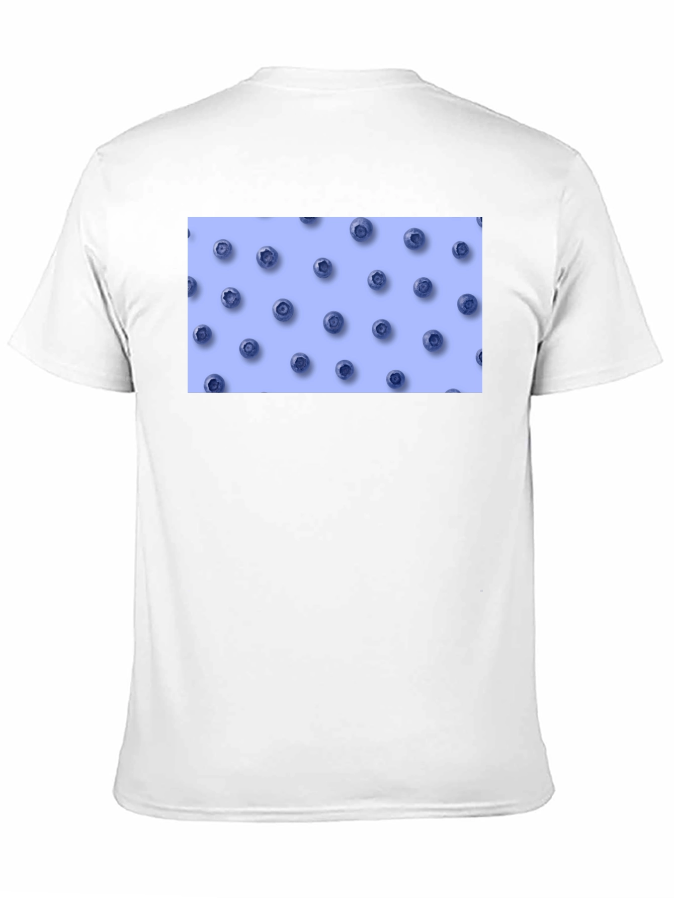 Blueberry Pattern Tee - Casual Comfort