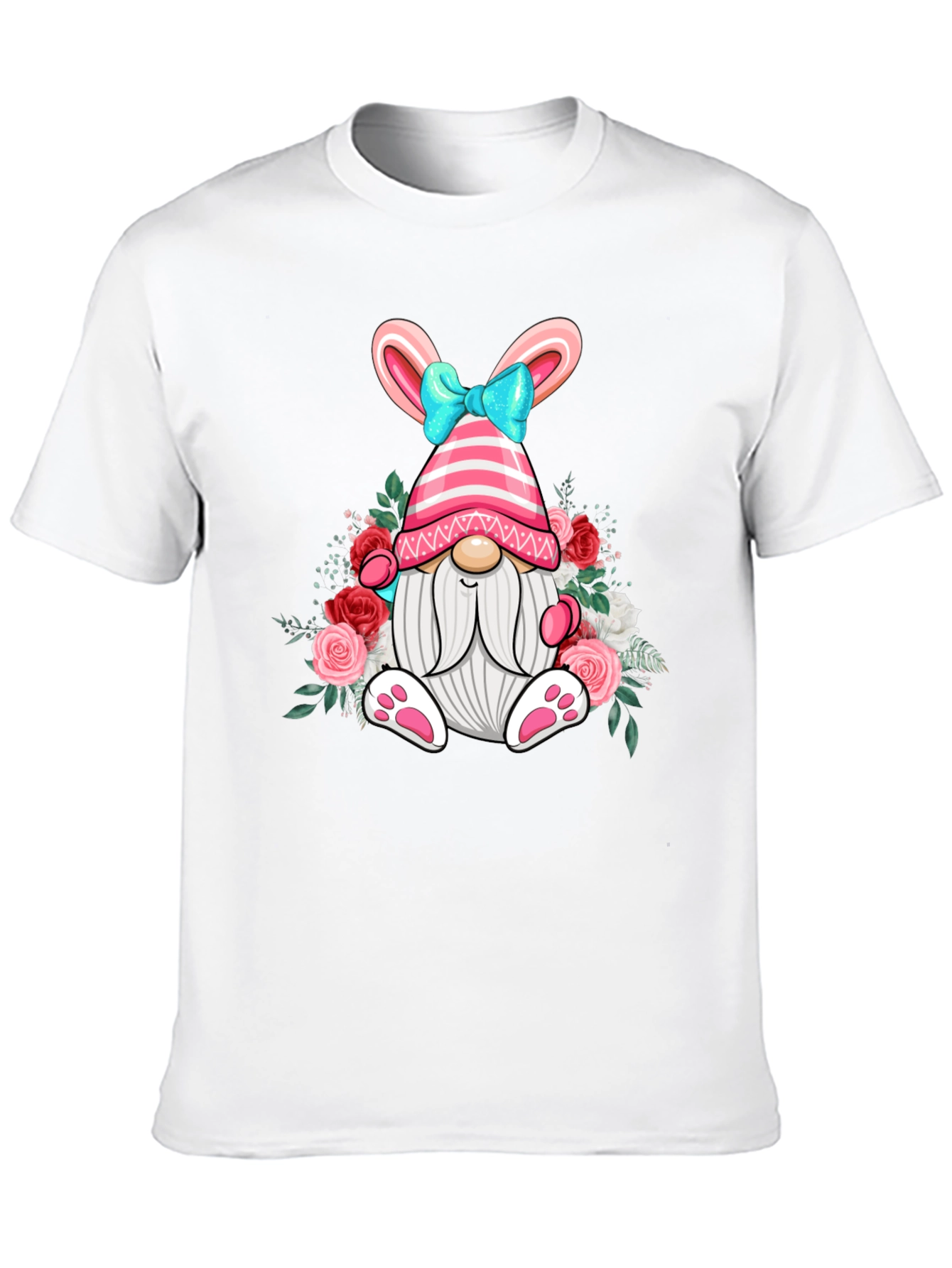 Easter Bunny Gnome T-Shirt - Springtime Fun