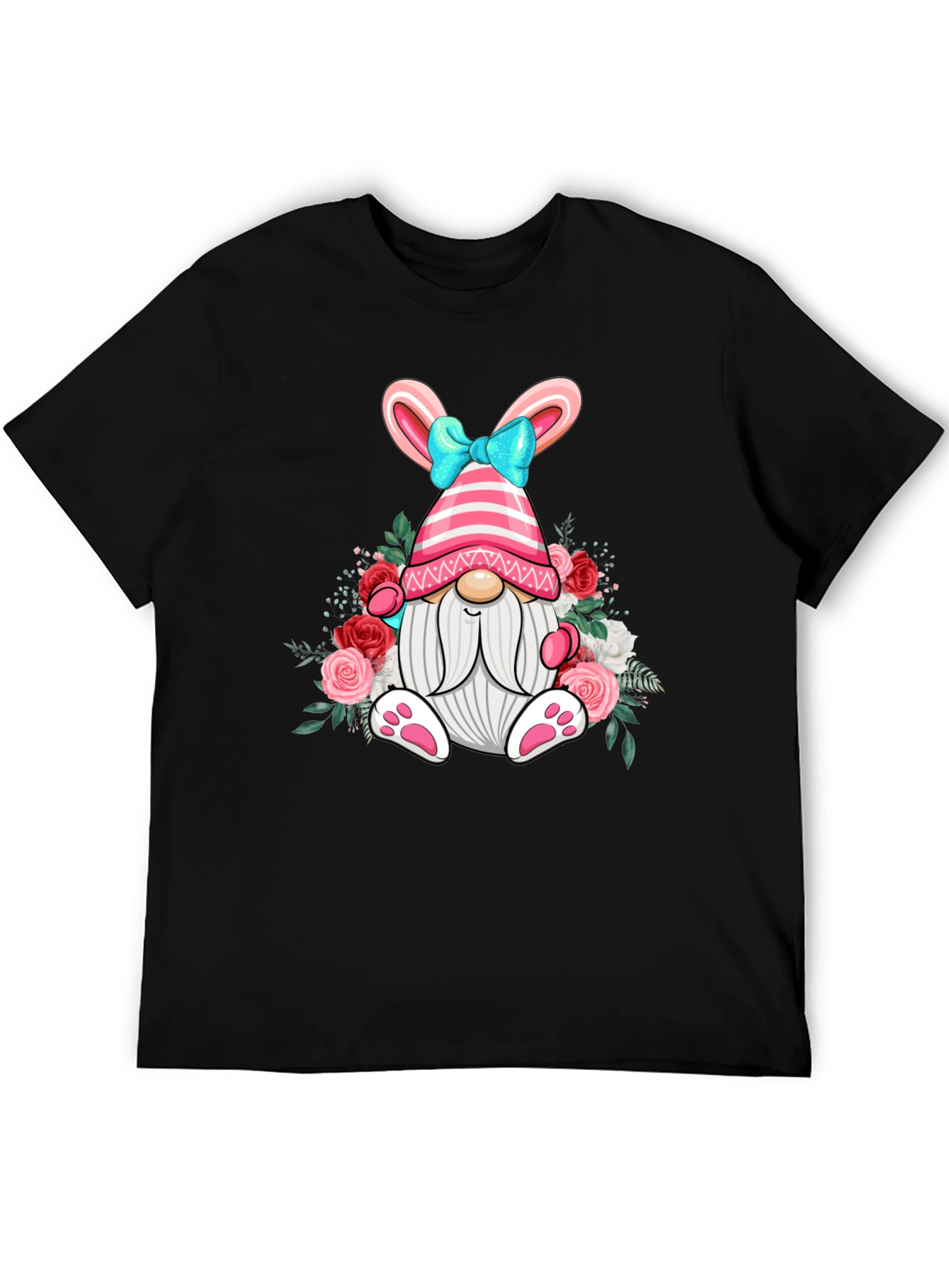 Easter Bunny Gnome T-Shirt - Springtime Fun