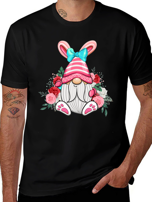 Easter Bunny Gnome T-Shirt - Springtime Fun