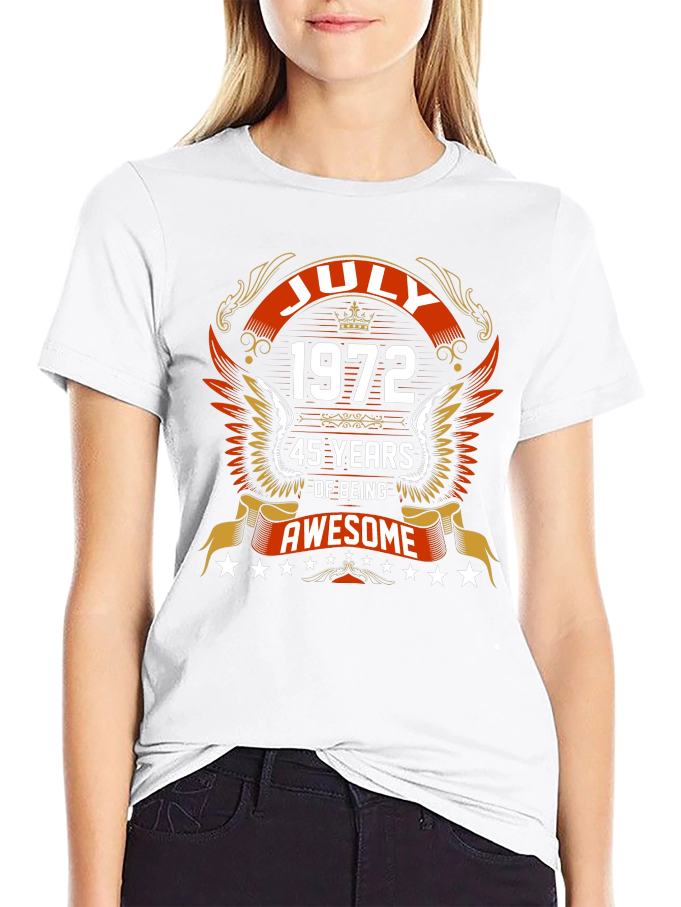 July 1972 45 Years Awesome Graphic T-Shirt