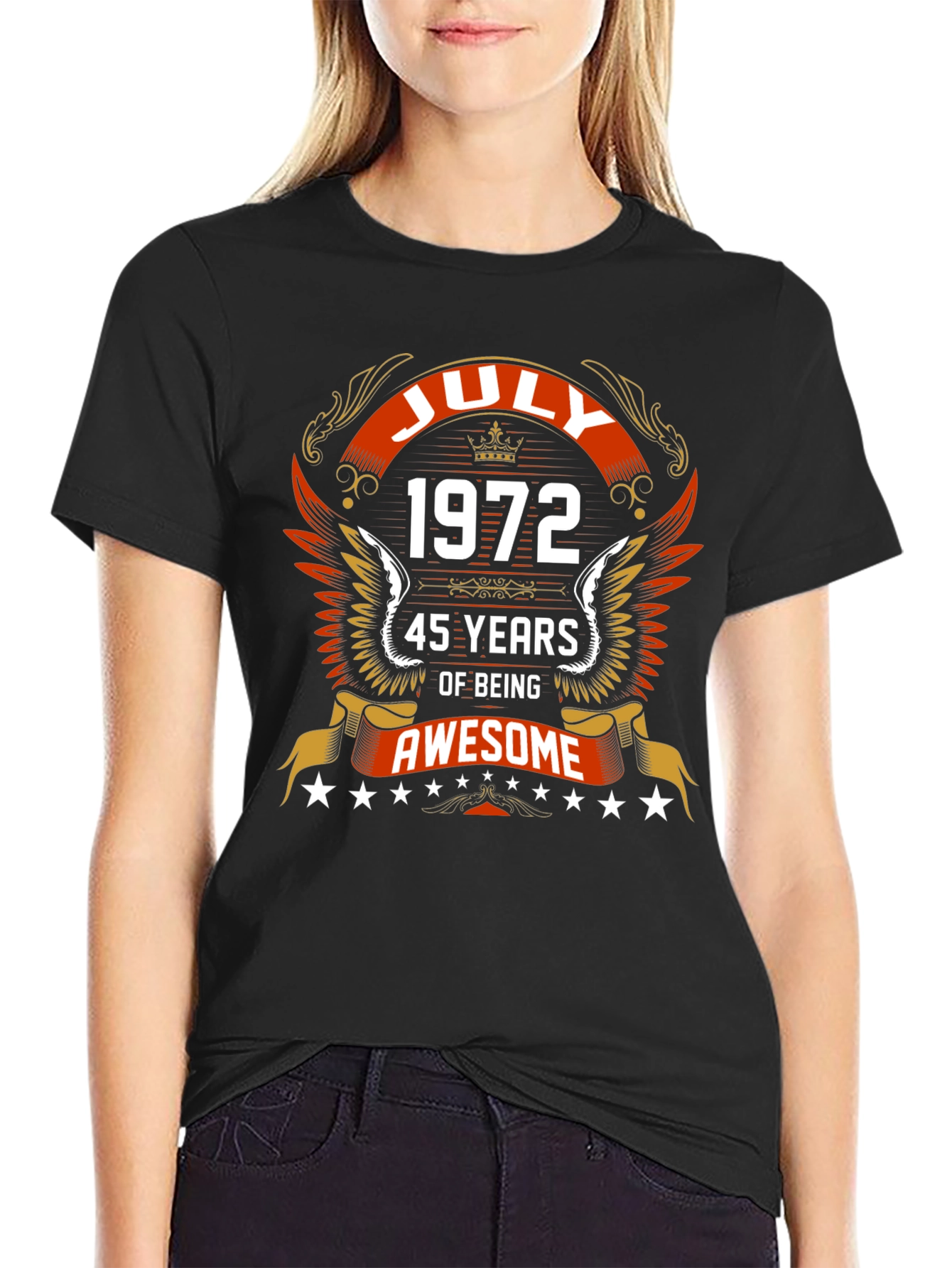 July 1972 45 Years Awesome Graphic T-Shirt