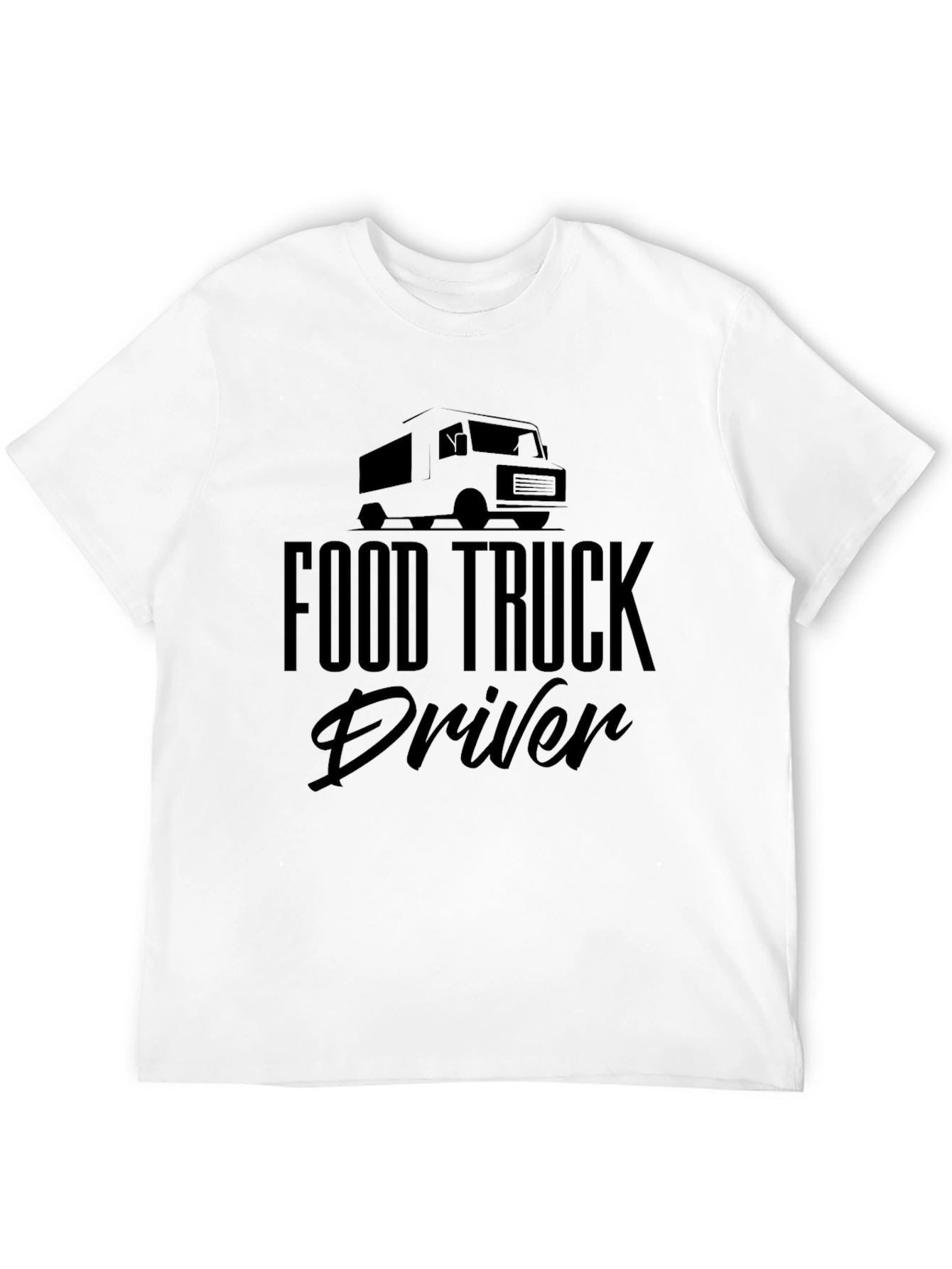 Food Truck Driver Black T-Shirt