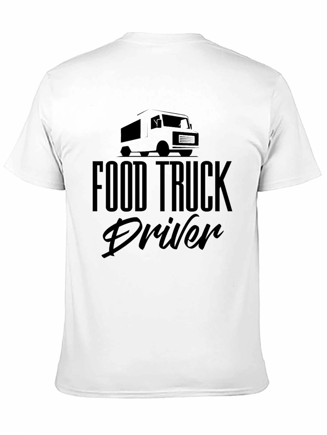 Food Truck Driver Black T-Shirt