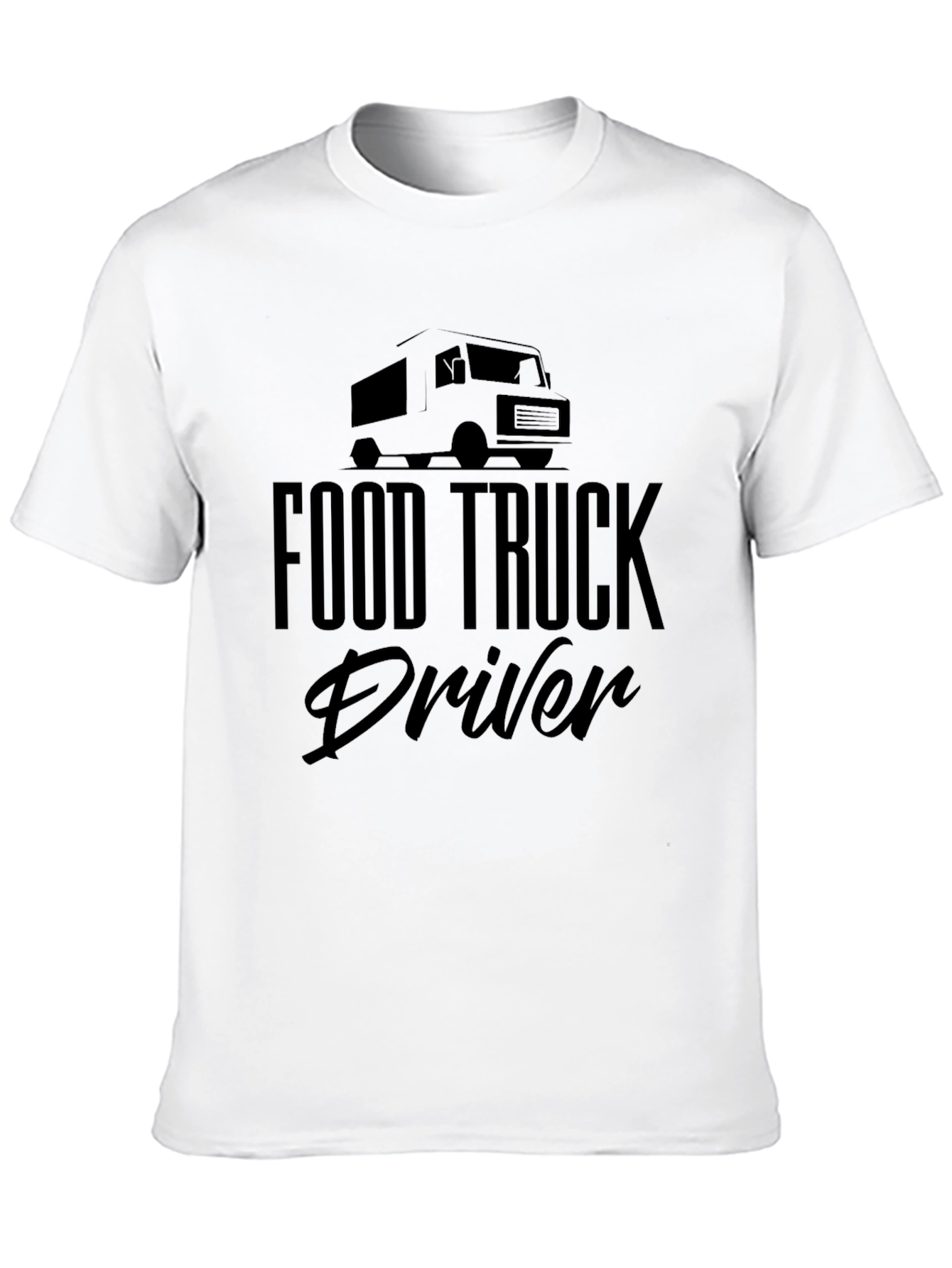 Food Truck Driver Black T-Shirt