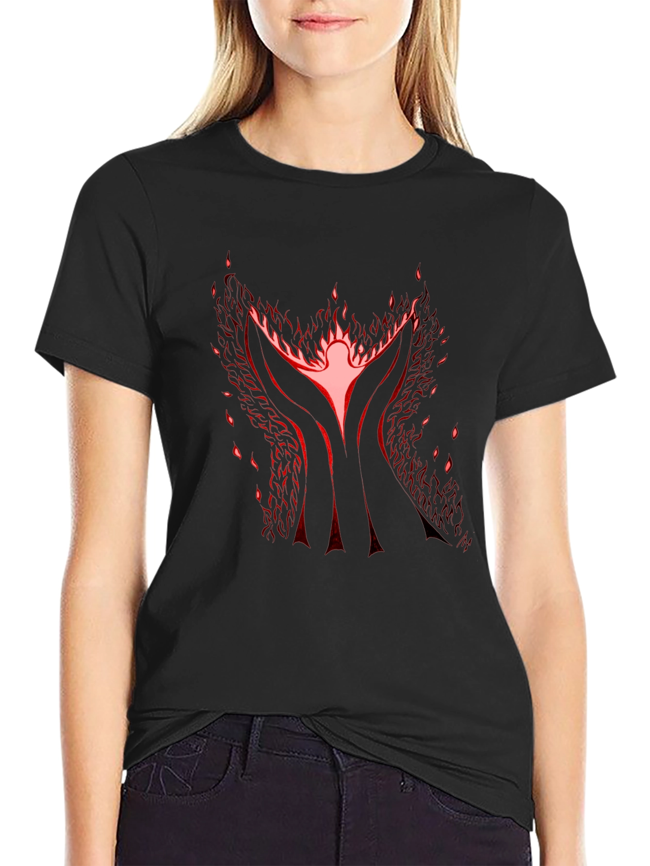 Phoenix Rising Black T-Shirt - Bold Graphic Tee
